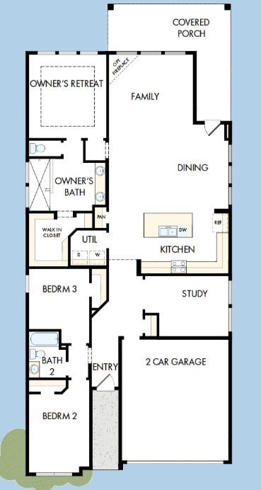 The success of a floor plan is the way you can move through itYoull be amazed at how well this home livesWe call it traffic patterns.