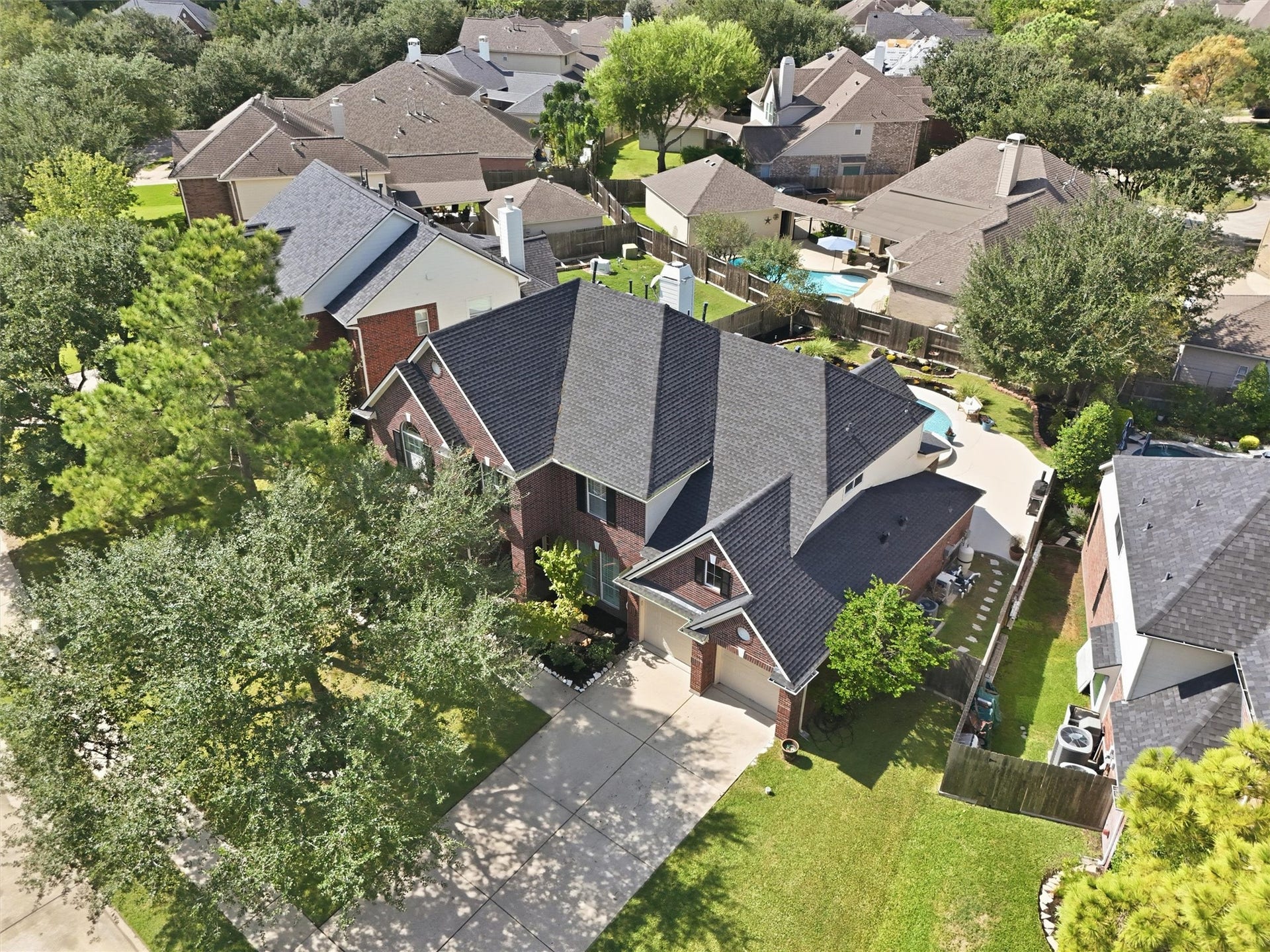 aeriel photo of large lot
