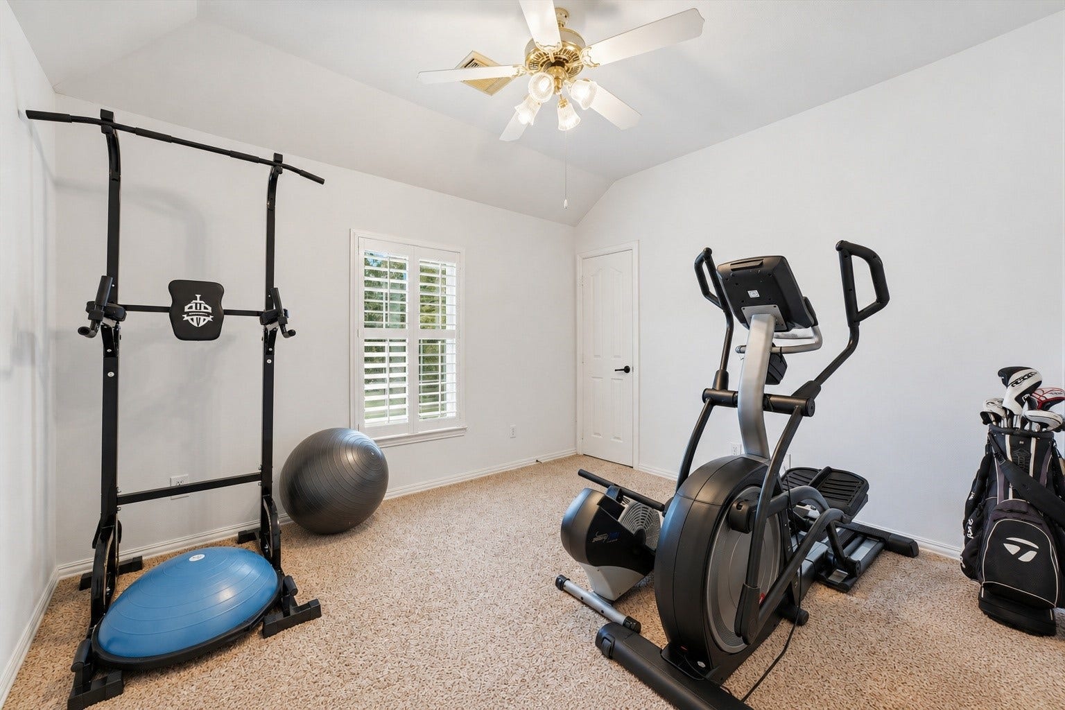Secondary bedroom 1 being used as an excercise room