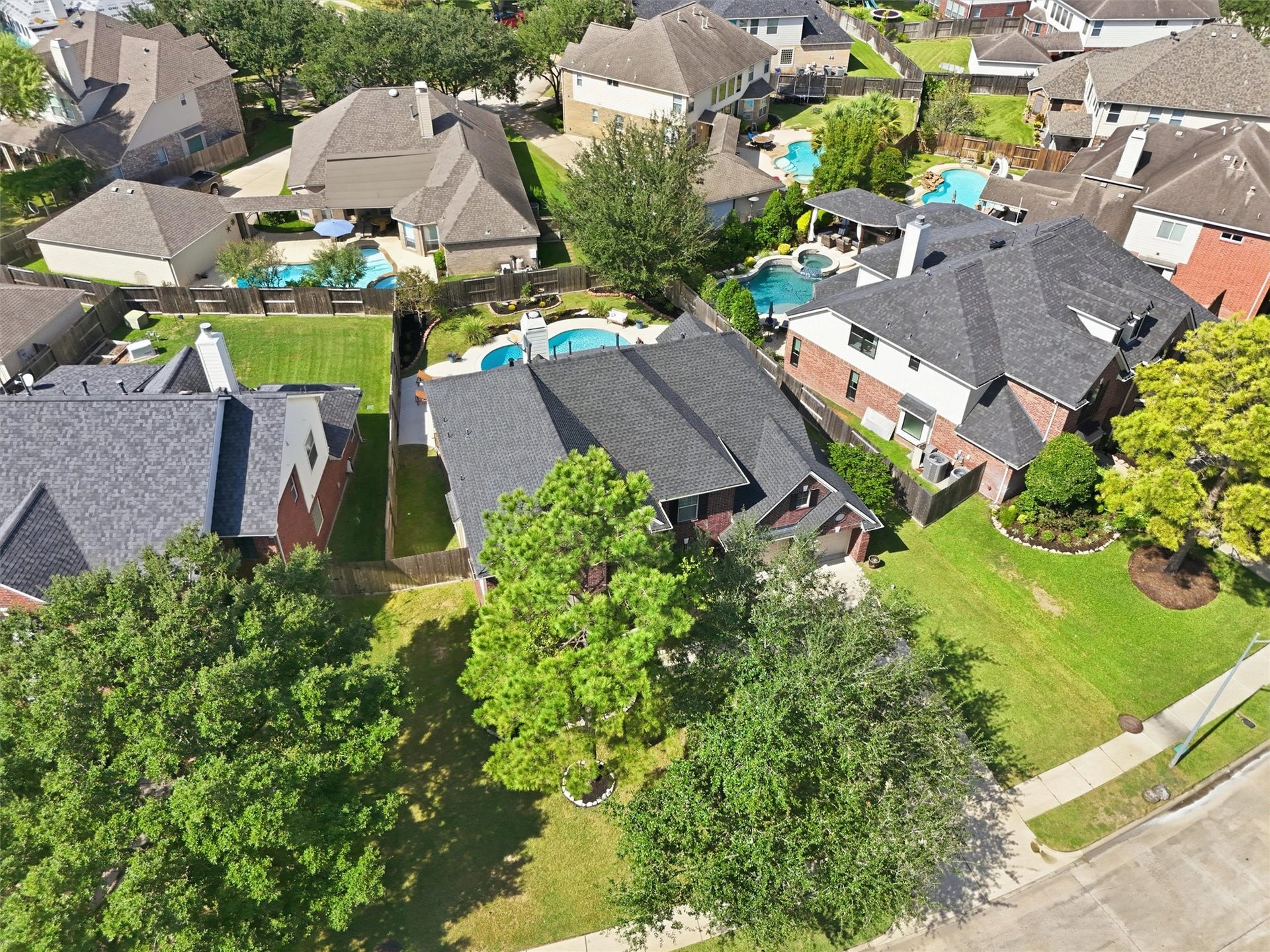 Aeriel photo of large lot
