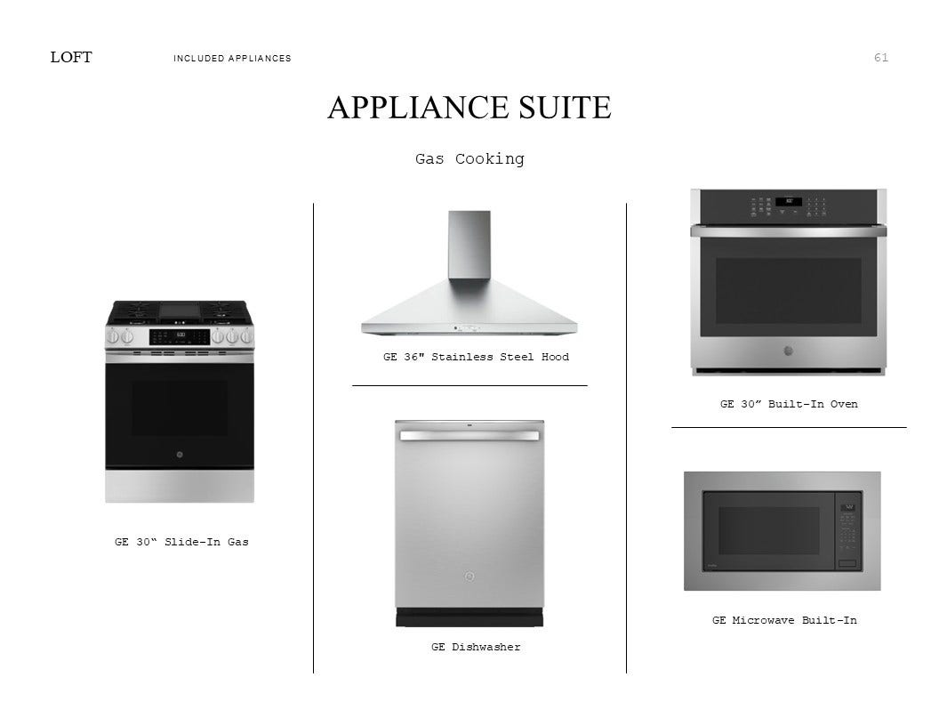 3032 Poplar Bluff Road, Magnolia, TX 77363 Loft Look Palette 3: Appliance Selection Sheet (*Artist rendering used for illustration purposes only.)