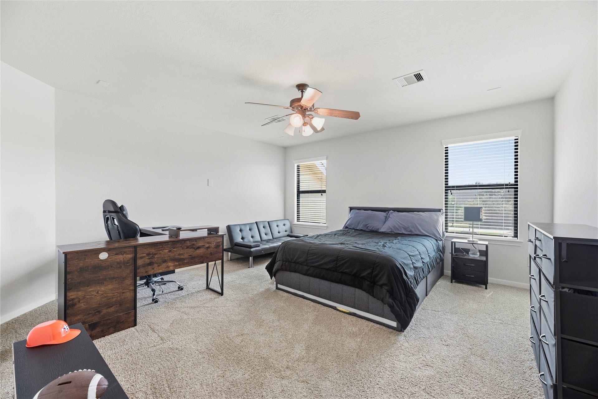 26819 Rockwood Park Lane, Cypress, TX 77433 Versatile upstairs game room is currently being used as a 7th bedroom.