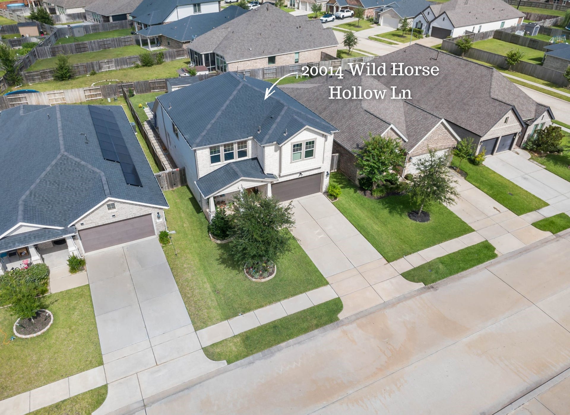 Frontal aero-view 20014 Wild horse Hollow