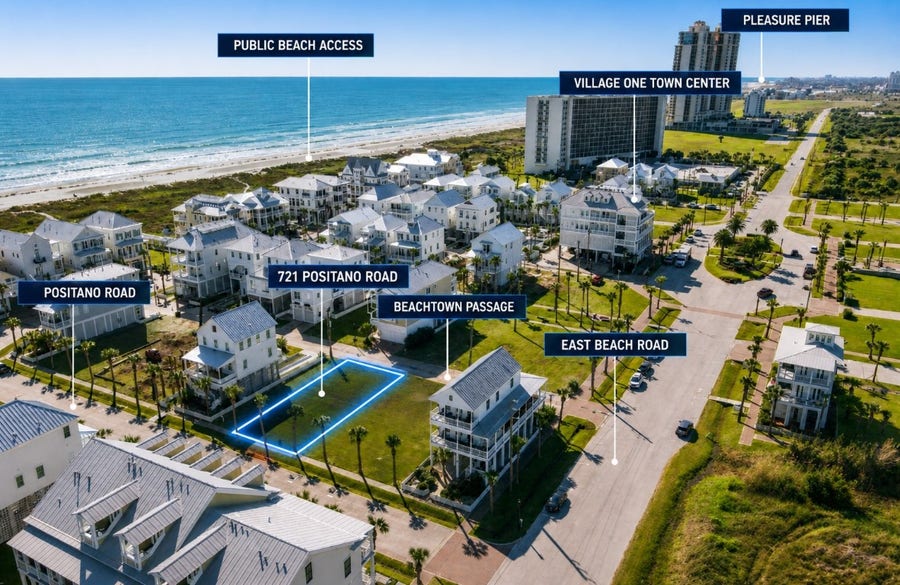 Property photo for 721 Positano Road, Galveston, TX