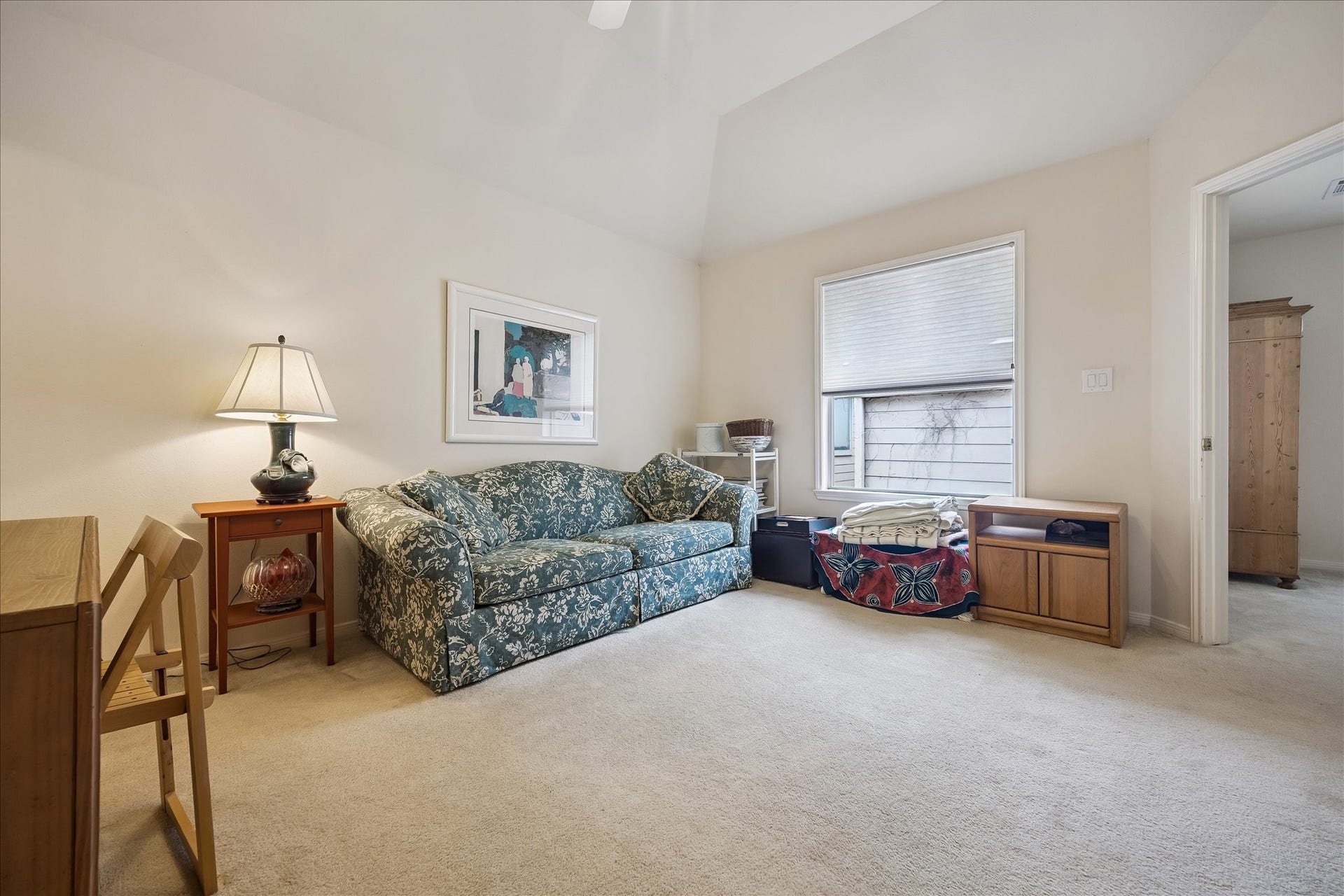 5213 Blossom Street, #A, Houston, TX 77007 This is a secondary bedroom with its own en suite bathroom.