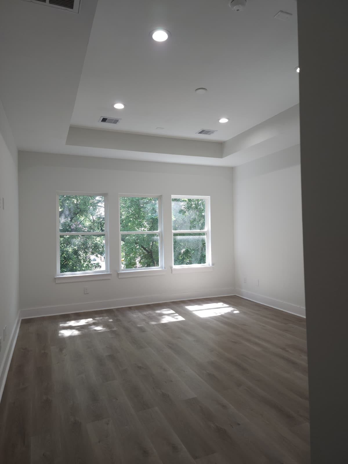 5518 Cortlandt Street, Houston, TX 77076 PRIMARY BEDROOM HAS RAISED CEILING AND TONS OD NATURAL LIGHT
