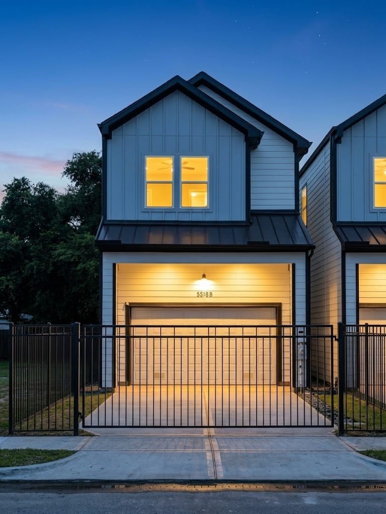 5518 Cortlandt Street, Houston, TX 77076 BOTH PATIO HOMES ARE GATED