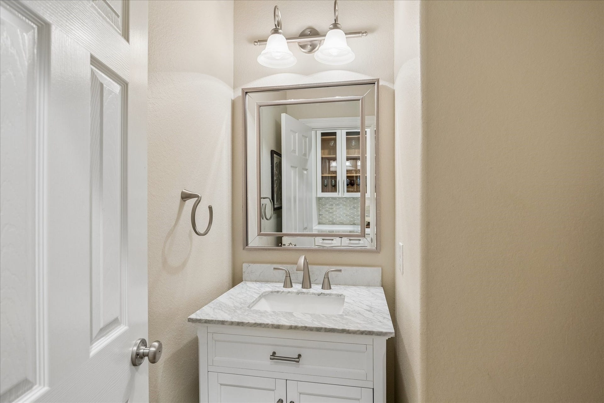 Powder bathroom.