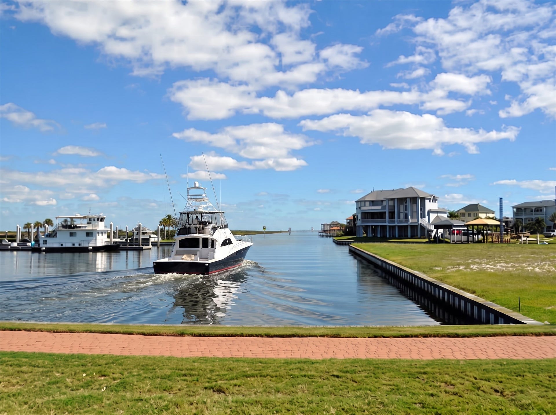 49 Shell Key, Hitchcock, TX 77563 Imagine spending the day boat watching with a book off of the balcony of your future custom home.