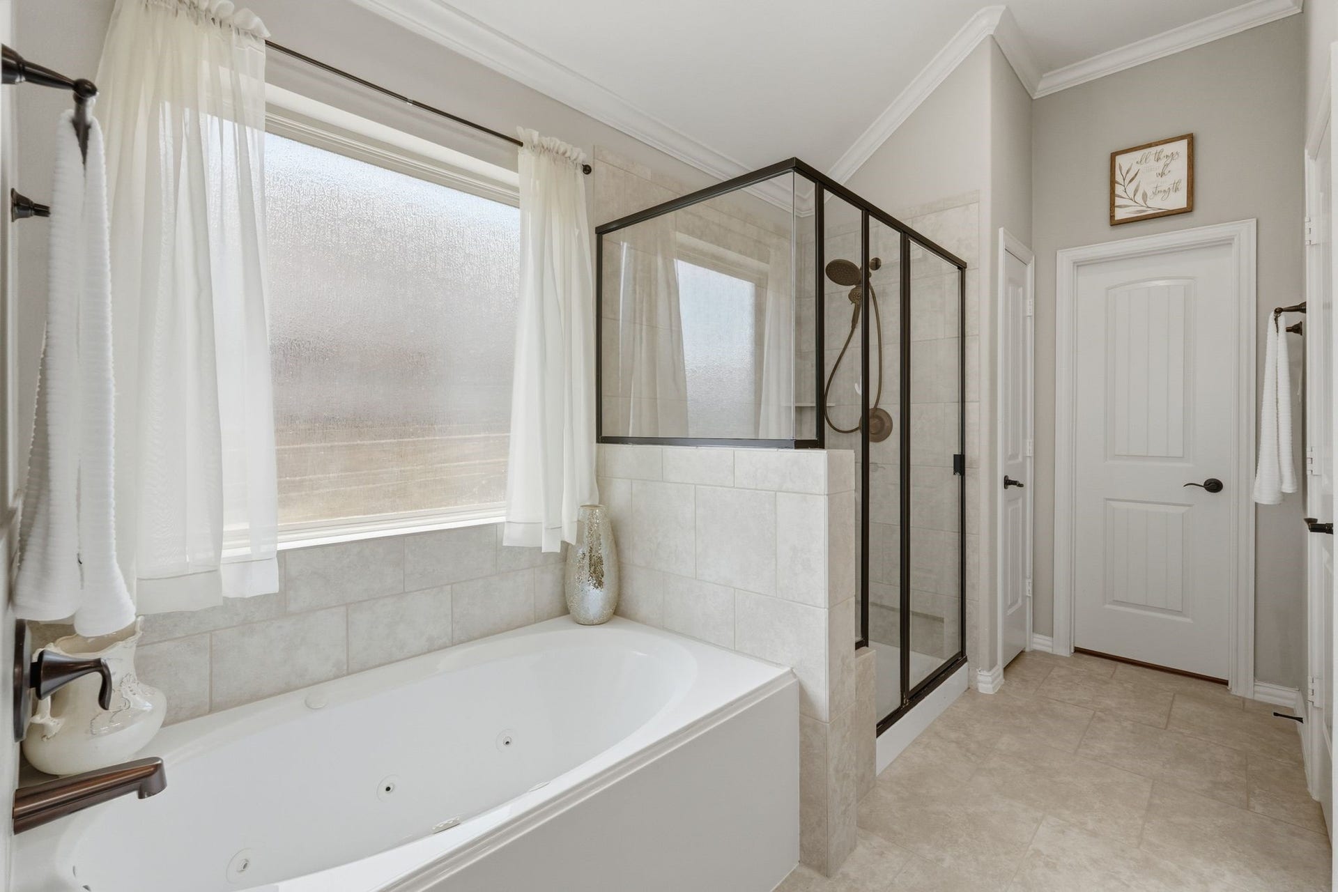 Spacious and bright primary retreat.