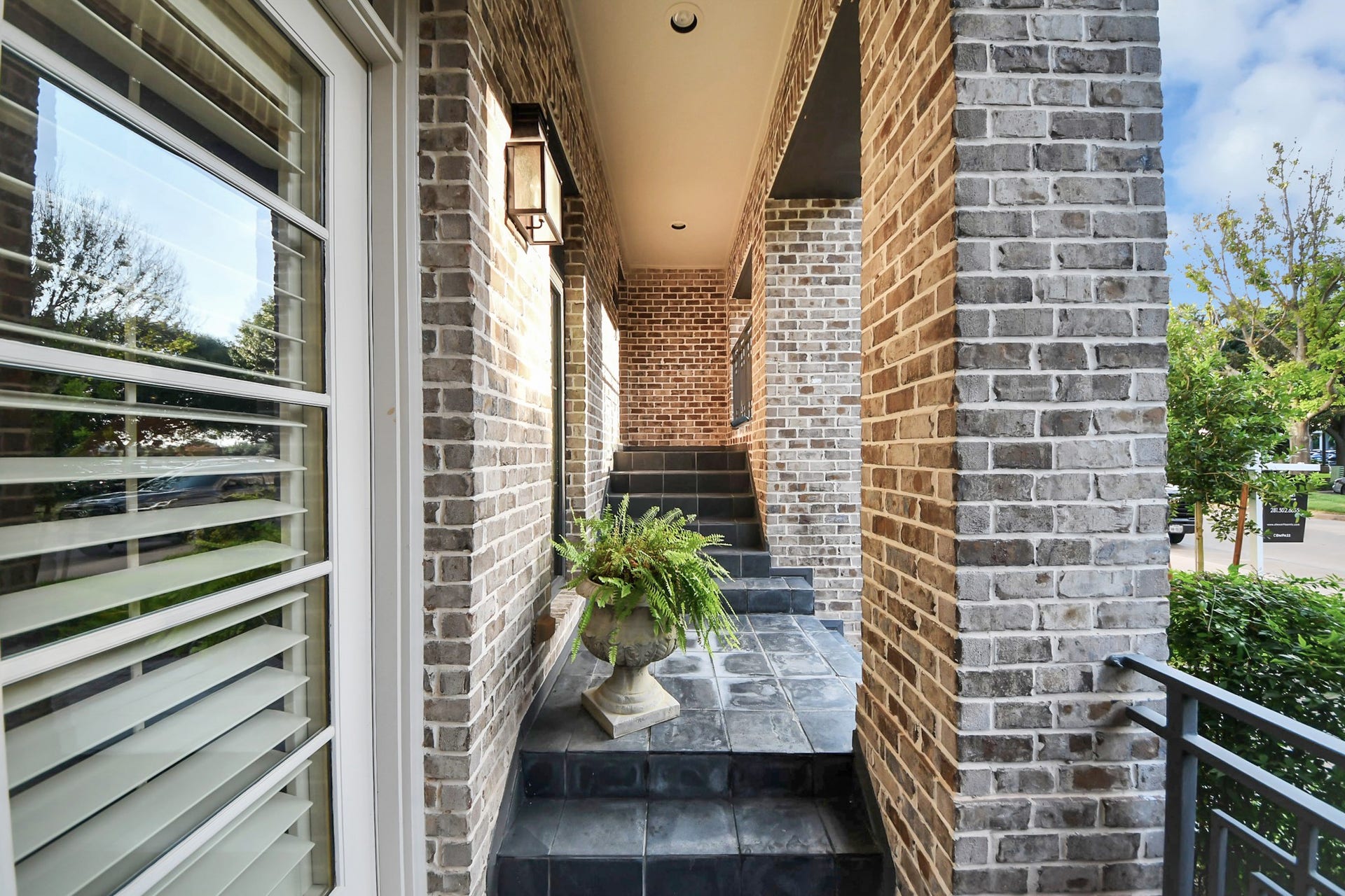 1406 Lake Pointe Parkway, Sugar Land, TX 77478 Front porch with separate entry for home or work space.