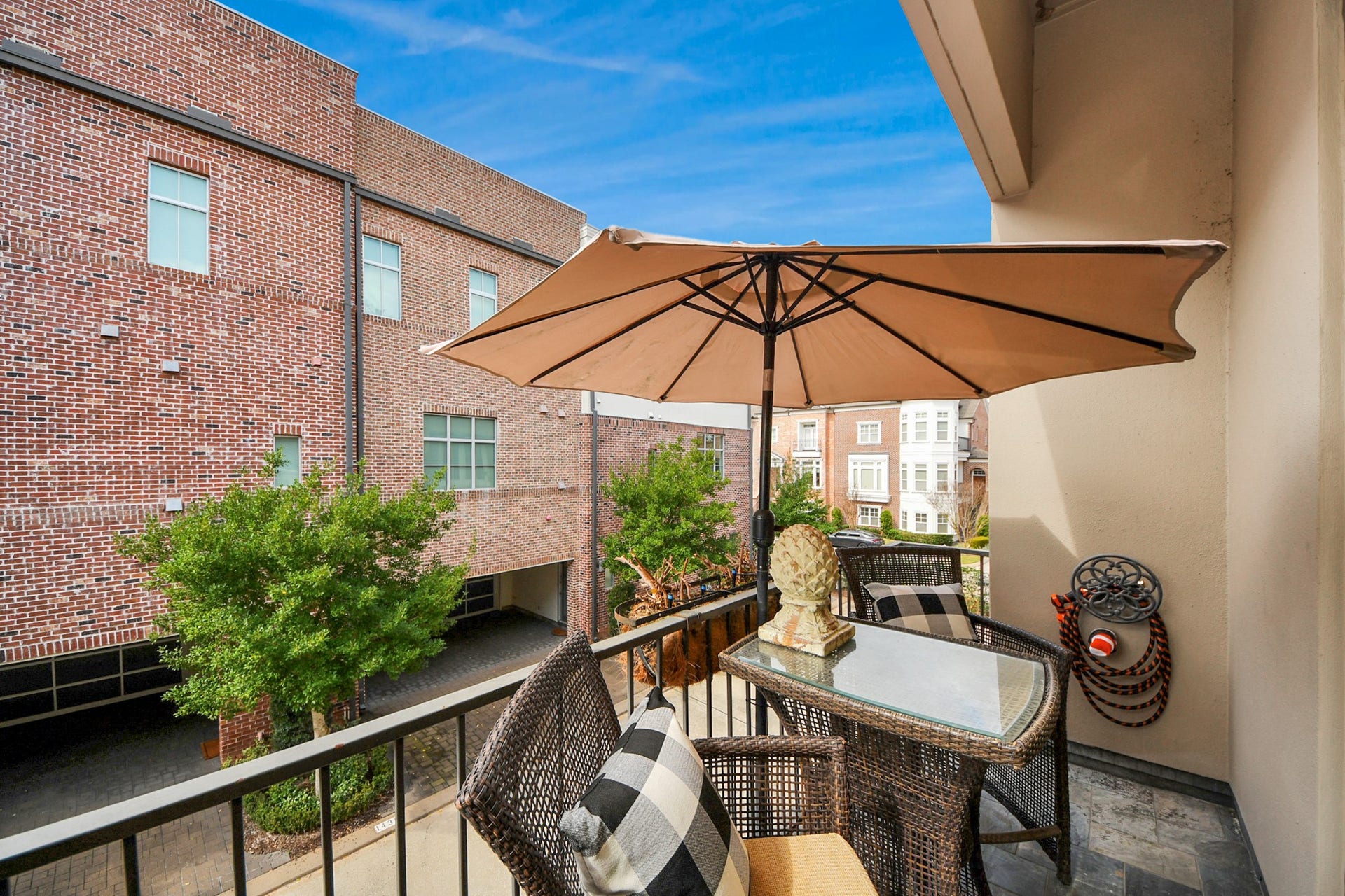 1406 Lake Pointe Parkway, Sugar Land, TX 77478 Private rear balcony providing additional outdoor living space.