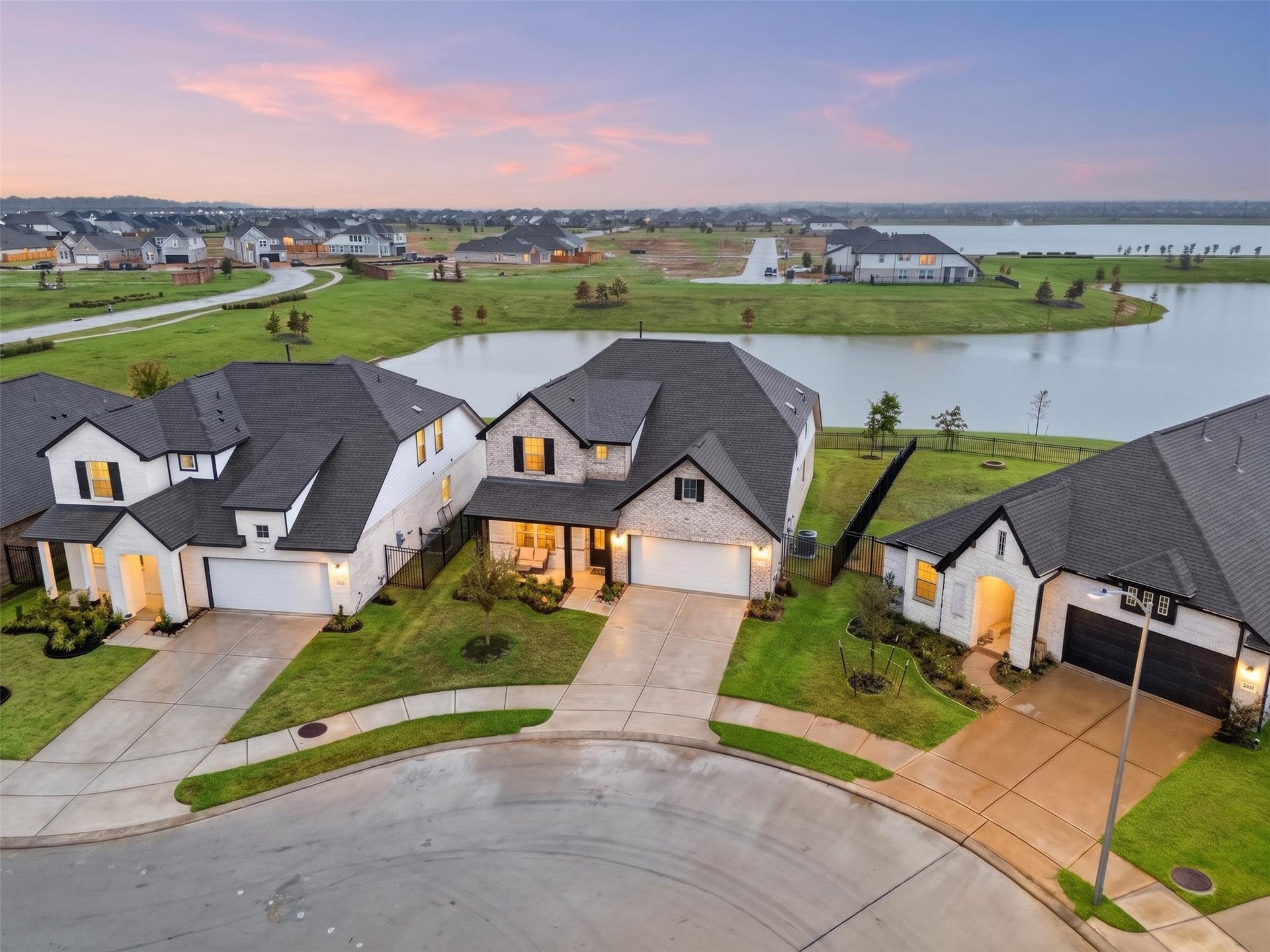 27539 Aster Green, Katy, TX 77493 Situated in cul-de-sac with lake view
