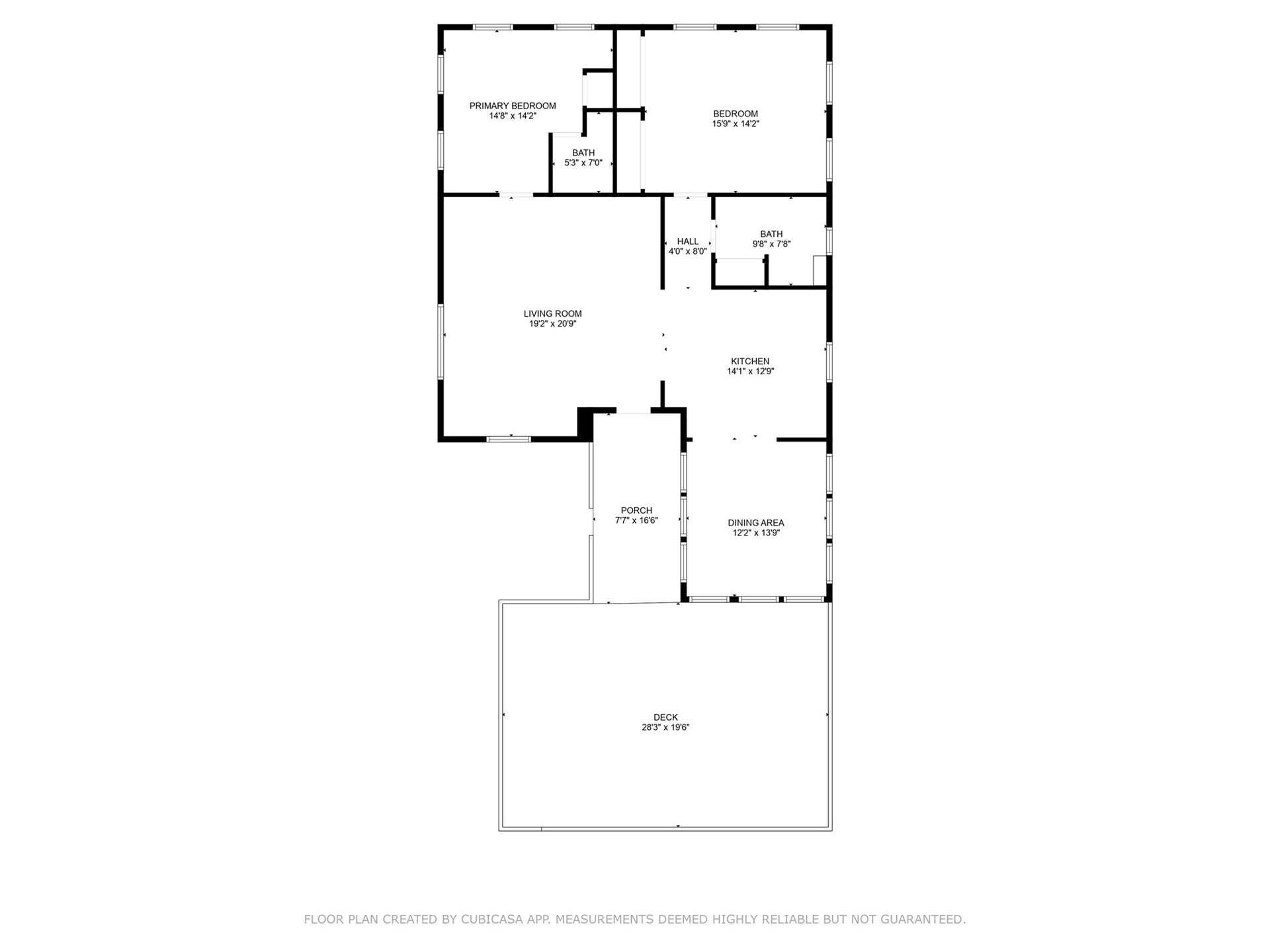 7215 Beau Rue Street, Hitchcock, TX 77563 floor plan