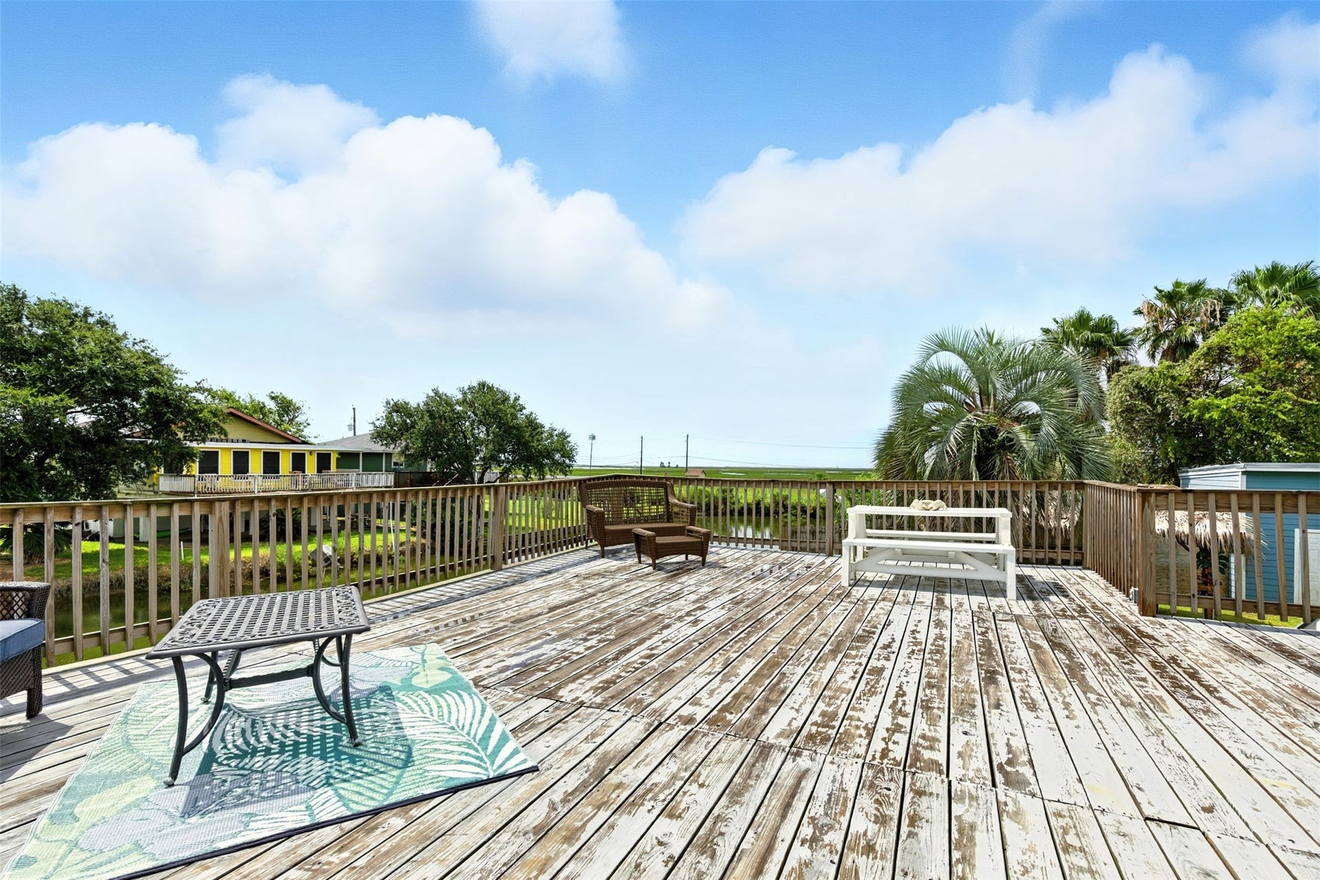 7215 Beau Rue Street, Hitchcock, TX 77563 another view of upper deck with water views