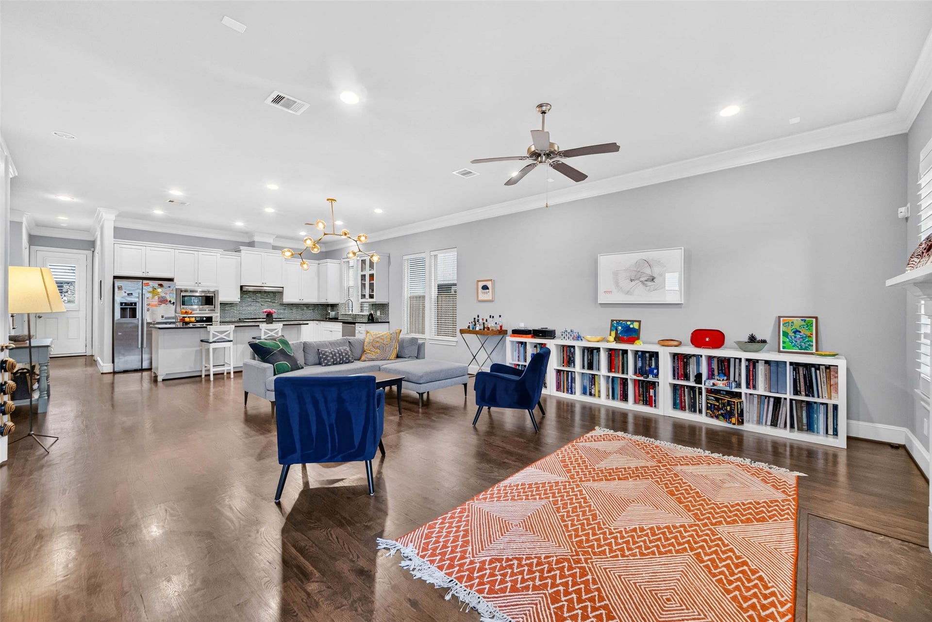 1207 Welch Street, Houston, TX 77006 Step inside to a warm and inviting living space that immediately feels like home.