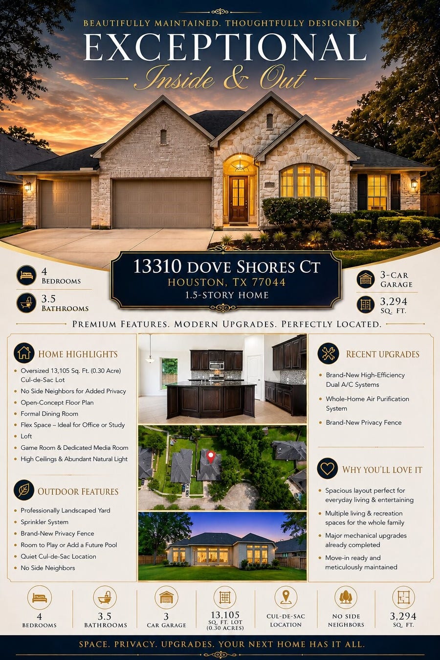 Property photo for 13310 Dove Shores Court, Houston, TX