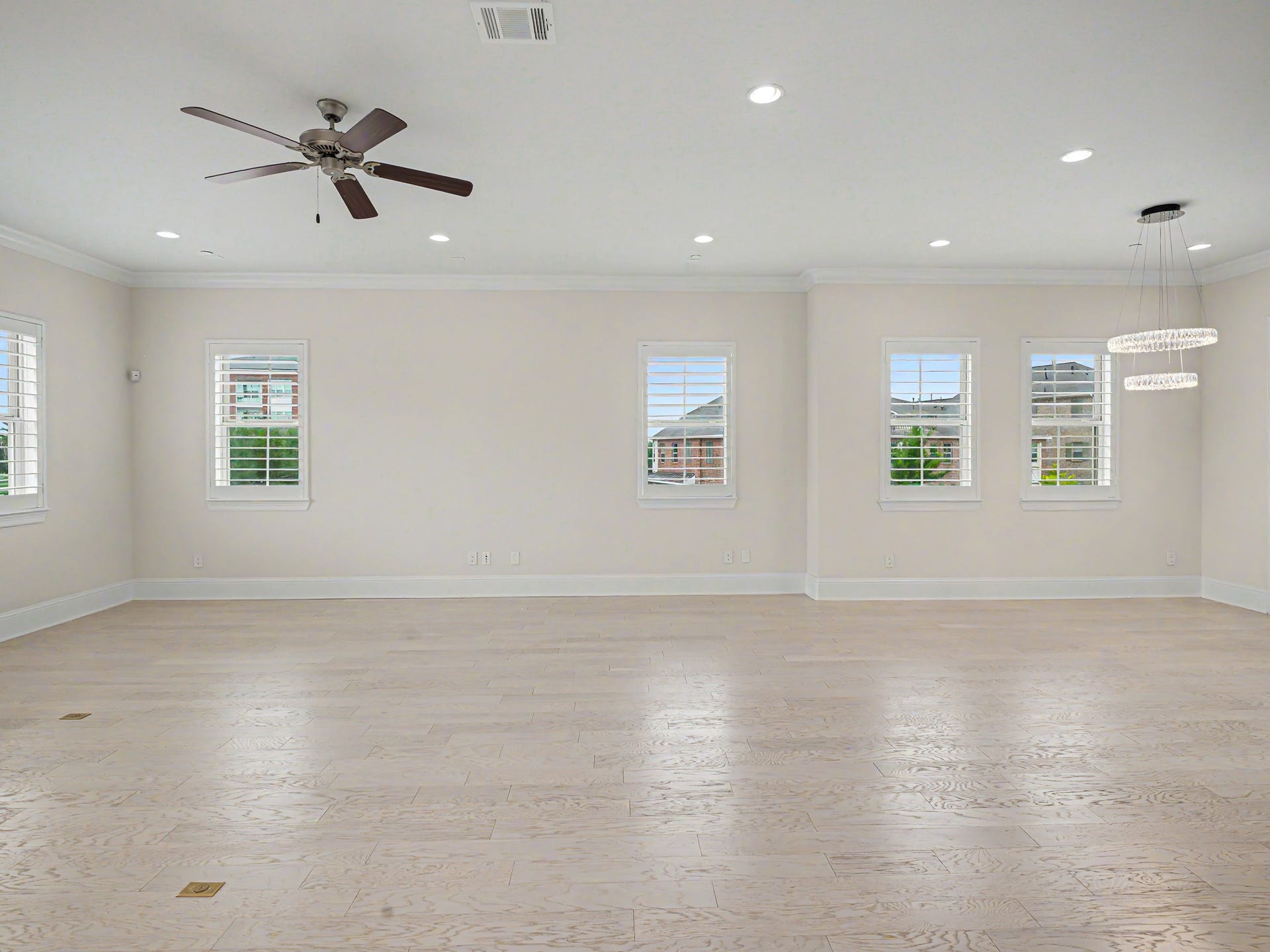 Here is your living room & dining area. Many different possibilities here, too!