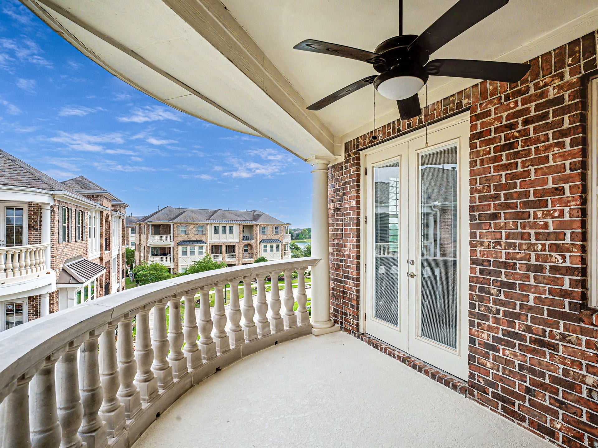 Your private balcony has optimum views all arond.