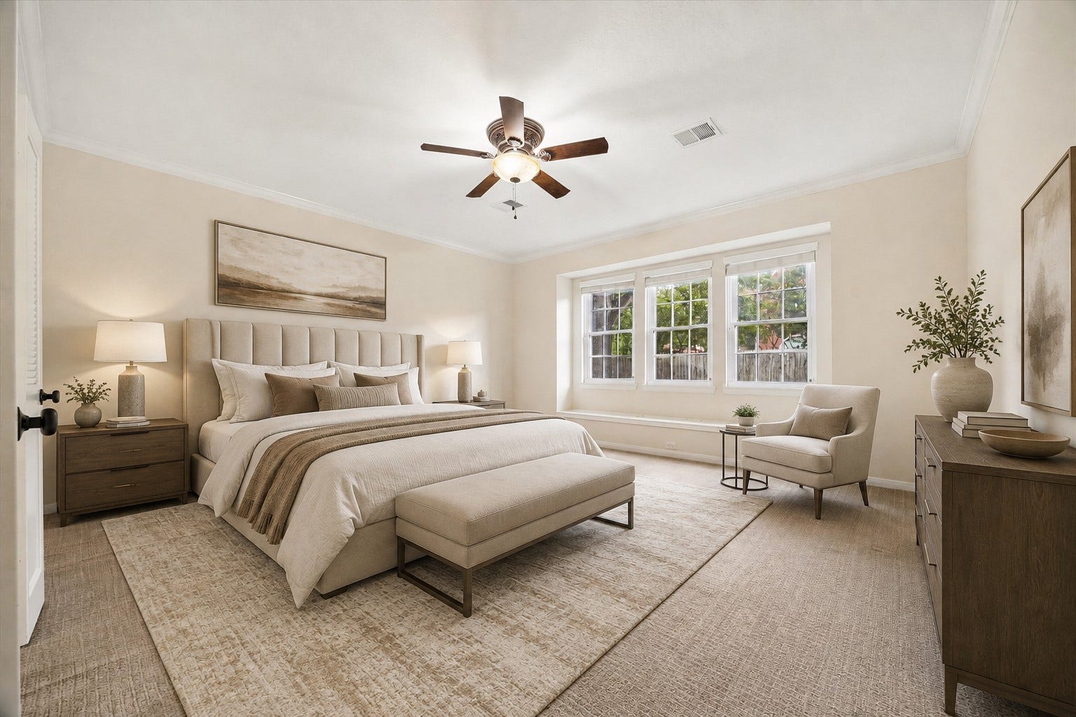 4103 STONE EDGE COURT, Sugar Land, TX 77479 SPACIOUS PRIMARY SUITE WITH GENEROUS PROPORTIONS, LARGE WINDOWS, AND PLENTY OF ROOM FOR A COMFORTABLE SITTING AREA.
*Virtually Staged