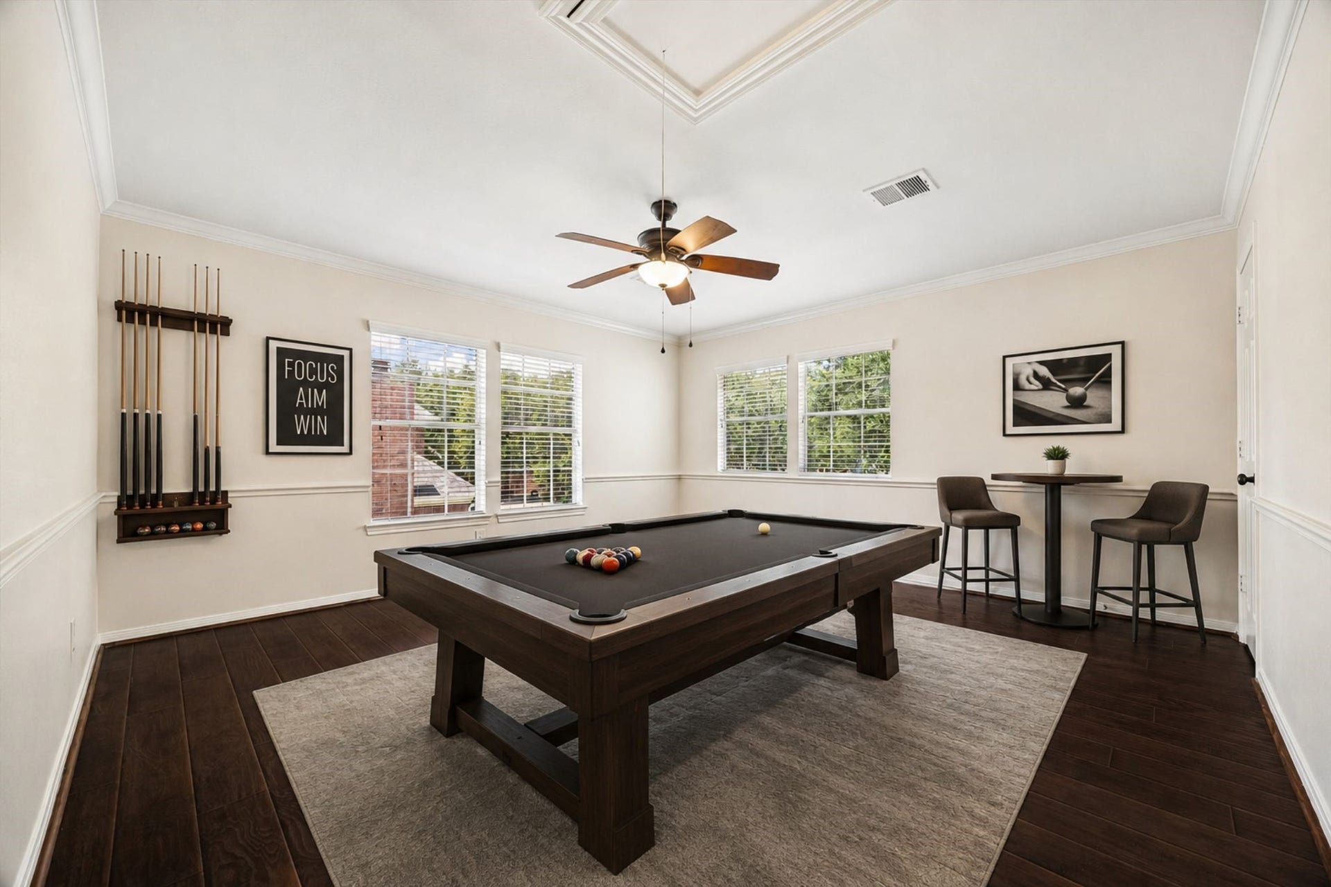 4103 STONE EDGE COURT, Sugar Land, TX 77479 UPSTAIRS GAME ROOM OR MEDIA ROOM WITH RICH WOOD FLOORING - THE PERFECT HANGOUT SPOT! CAN EASILY BE A 5TH BEDROOM, THERE IS ALREADY A CLOSET!
*Virtually Staged