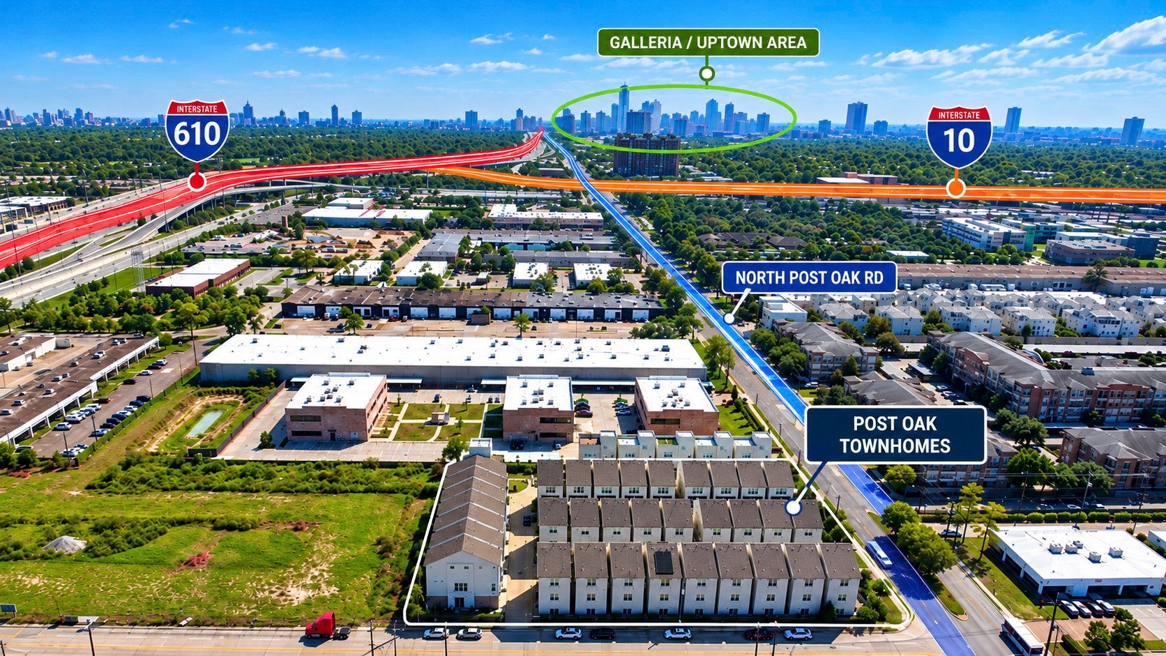 1278 N Post Oak Road, #B, Houston, TX 77055 Great Location