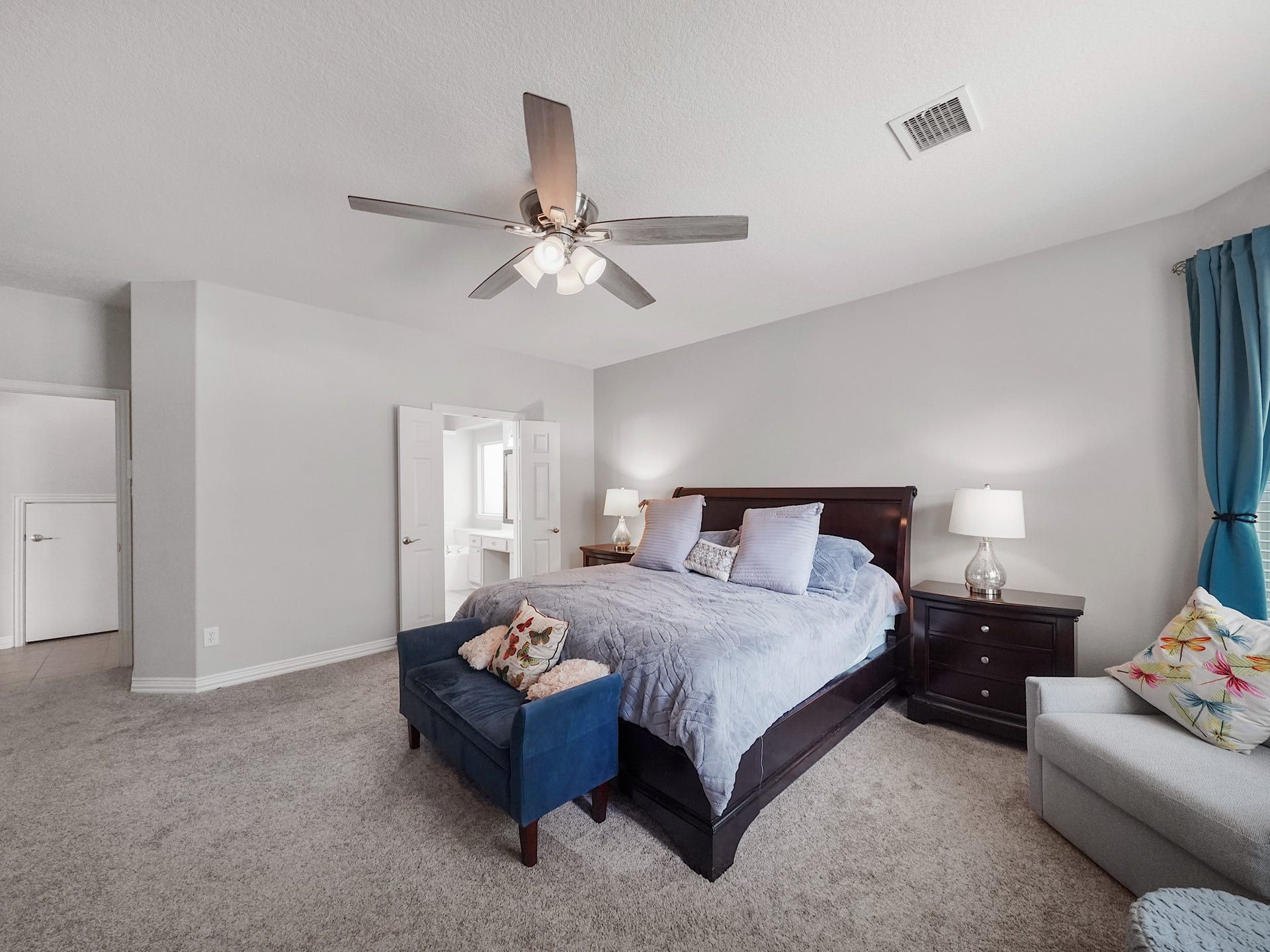 26214 Seminole Hill Lane, Katy, TX 77494 Generous proportions provide flexibility for a sitting area while creating a comfortable retreat at the end of the day.