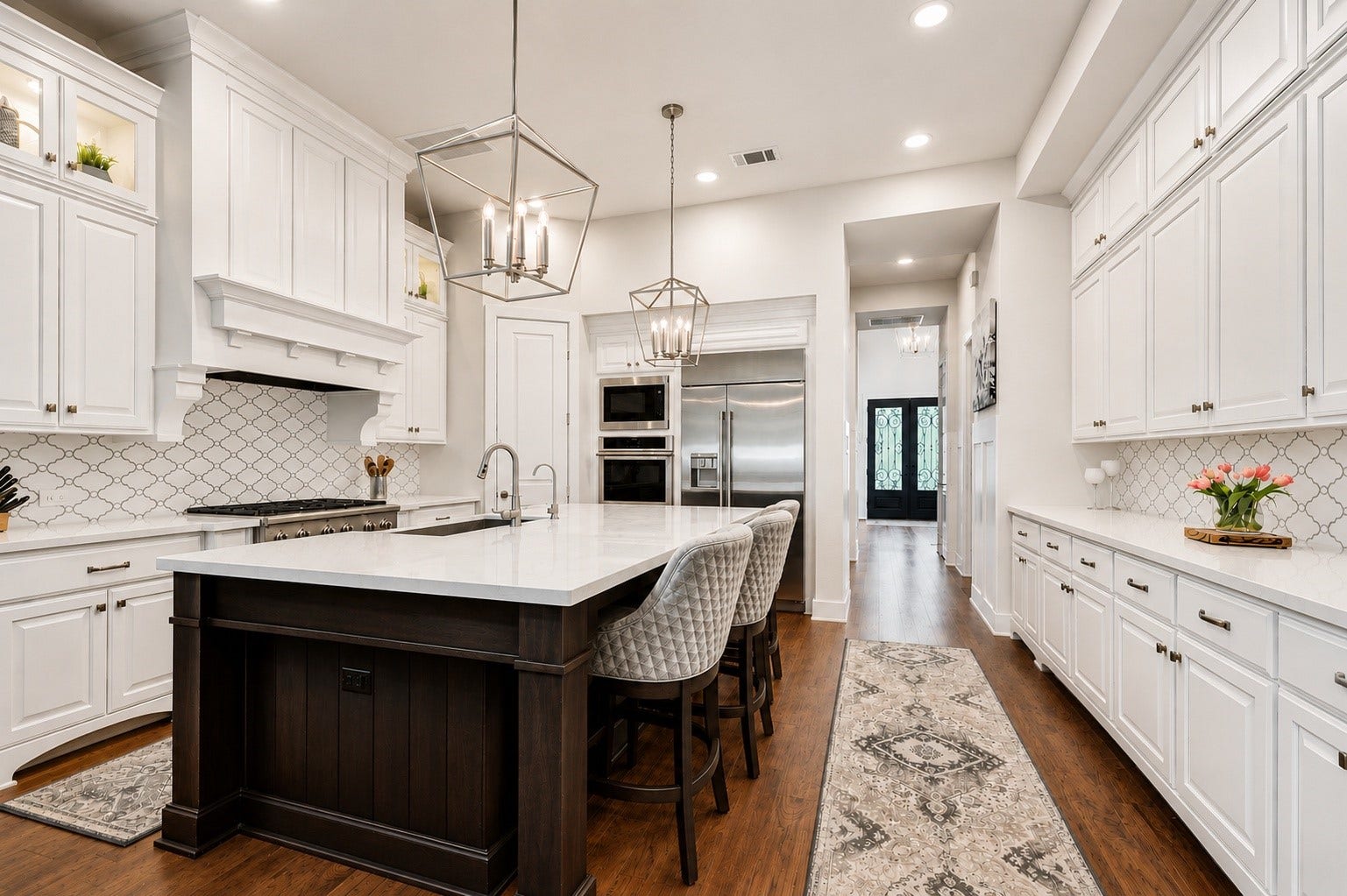 121 Sugar Pine Court, Montgomery, TX 77316 upgraded 6 burner gas cooktop, double ovens