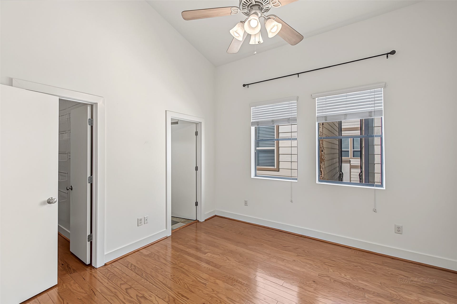 1555 Birdsall Street, #A, Houston, TX 77007 Dual windows fill the space with natural light, creating a bright, restful sanctuary tailored for relaxation.