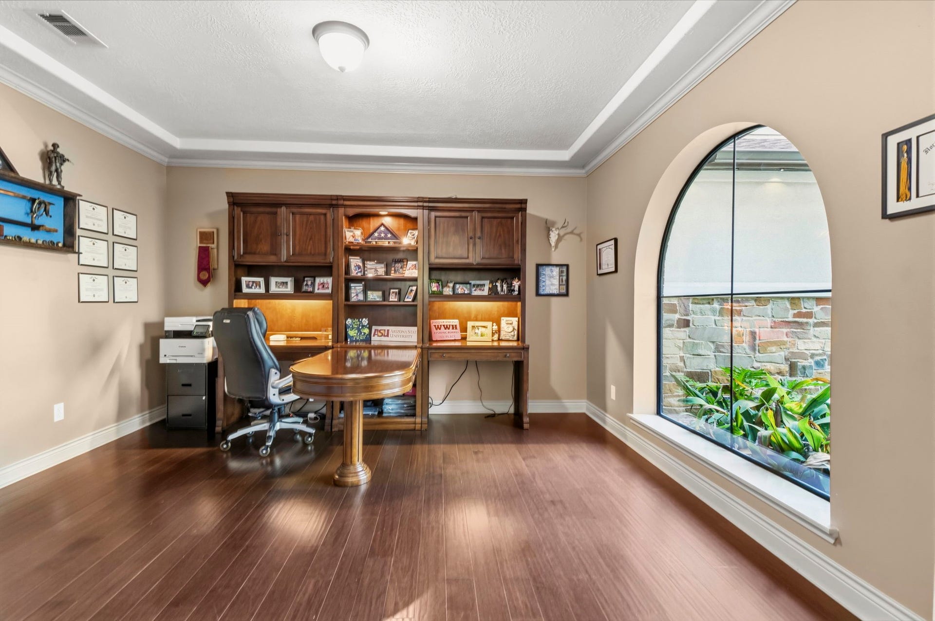 11612 Princess Ann Court, Montgomery, TX 77316 Private study designed for working from home.