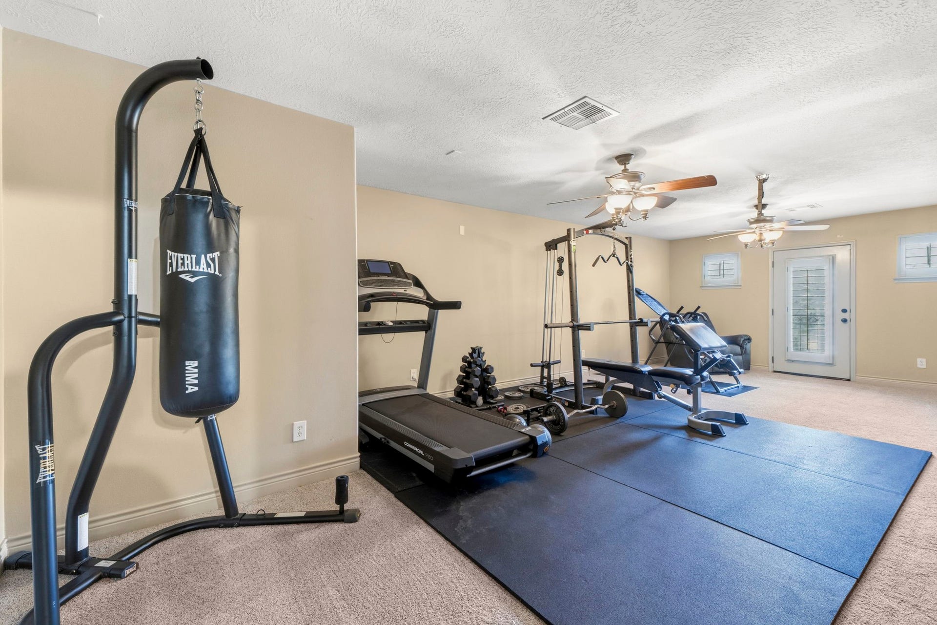 11612 Princess Ann Court, Montgomery, TX 77316 Expansive flex room perfect for a media room, game room, home gym, or playroom.
