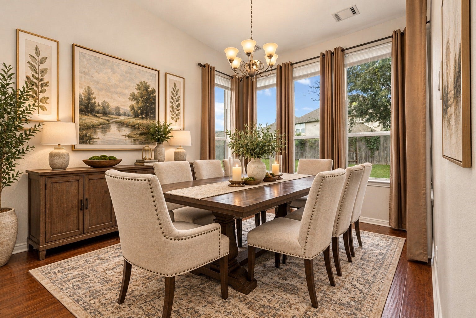 Virtually staged - this is an extra room can be used as a dining room, office, or anything needed.