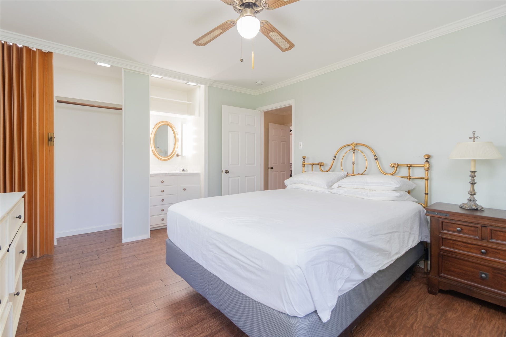8919 Manhattan Drive, Houston, TX 77096 Another secondary bedroom view highlights generous storage and convenient adjoining space.