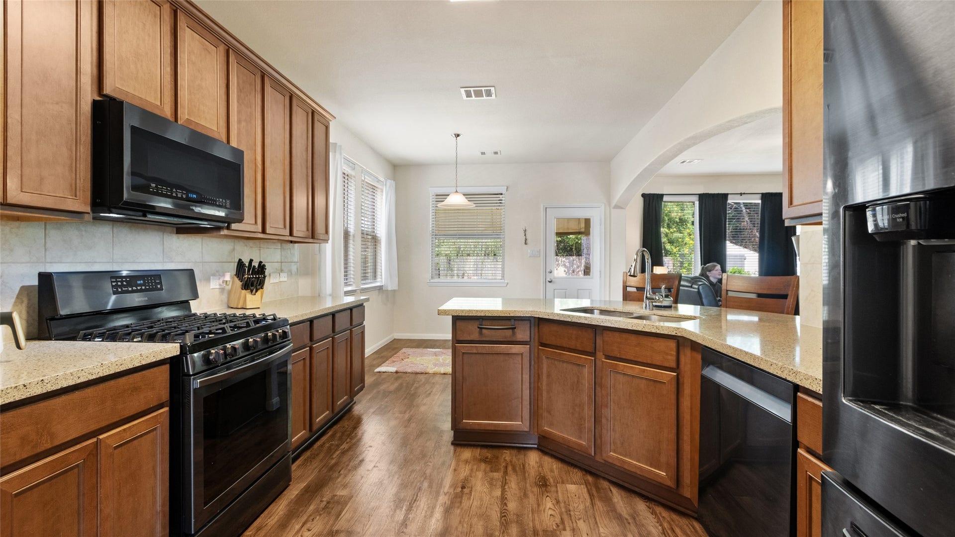 1668 Maggie Trail Drive, Alvin, TX 77511 View from Dining Room