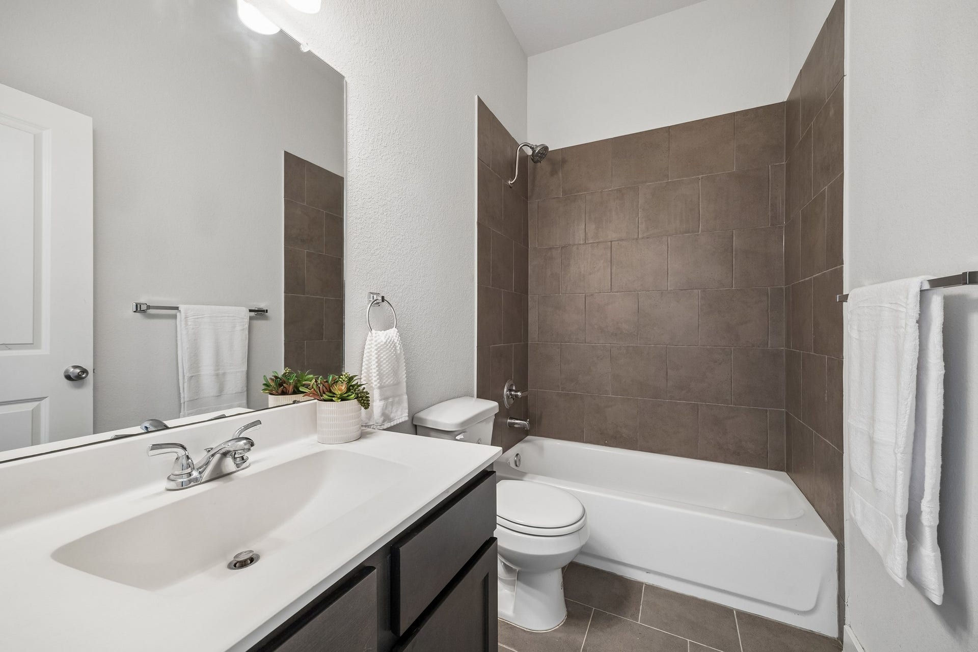 A lovely secondary bathroom.