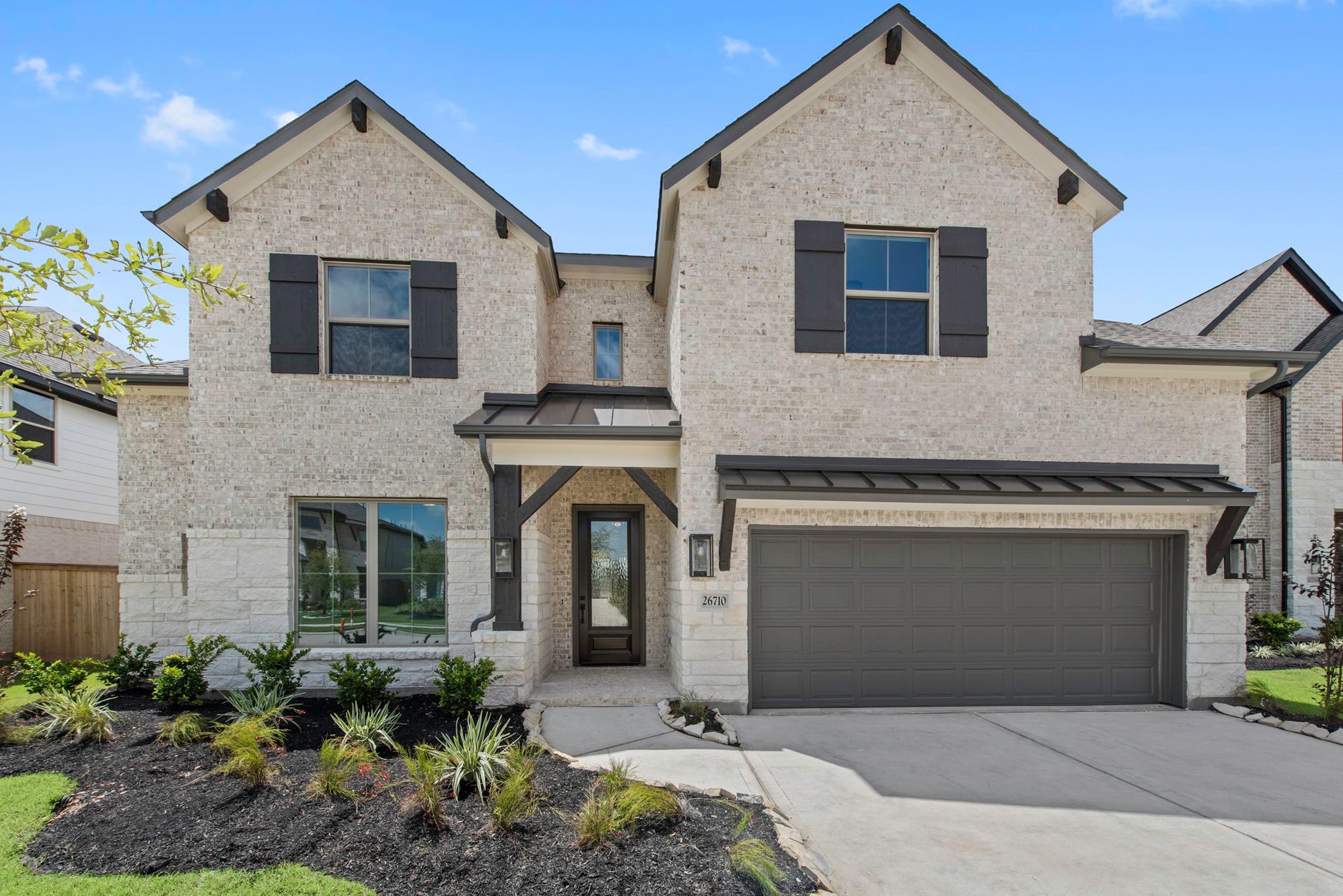 26710 Steradian Lake Lane, Richmond, TX 77406 Move-In Ready! Westin Homes | Preston IX New Construction. Grass is digitally enhanced.
