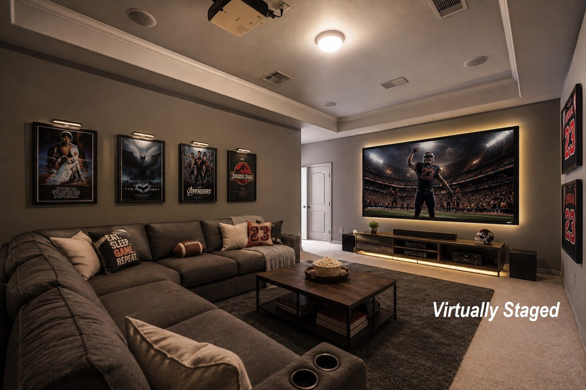 3102 Barrons Way, Sugar Land, TX 77479 *Virtually Staged* SECOND Flr-Media Room