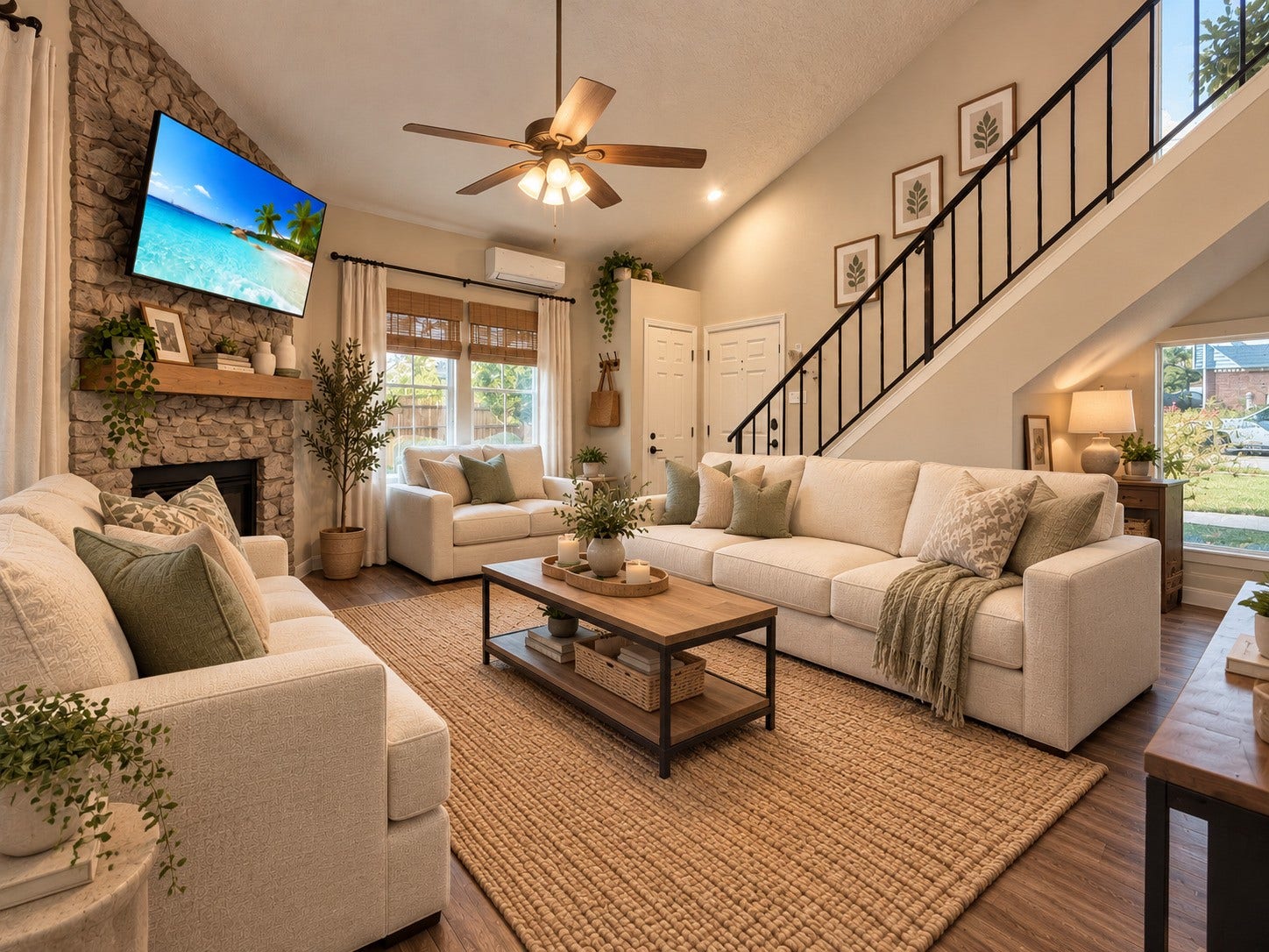 Photos may include virtual staging for illustrative purposes only to help visualize the potential of the space. Furnishings and dcor are digitally added and do not represent existing items included in the sale. Buyers are encouraged to view the property in person and verify all features and dimensions.
