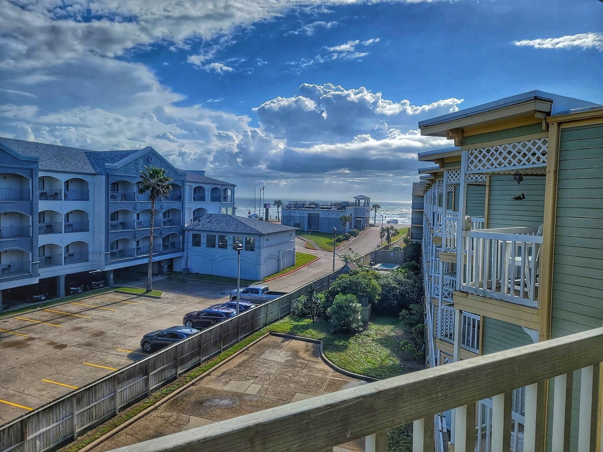 6300 Seawall Boulevard, #3326, Galveston, TX 77551 Another view of the balcony off of the living room