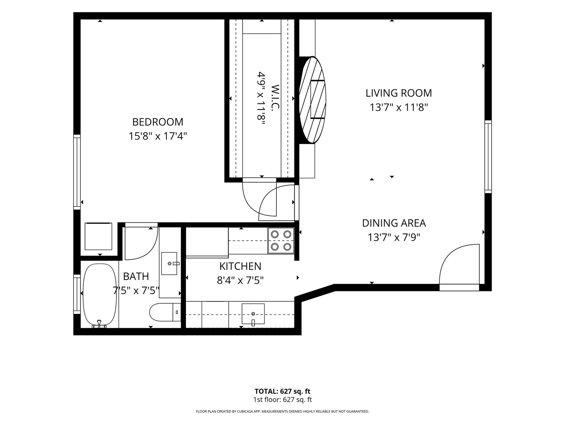5861 Inwood Drive, #6, Houston, TX 77057 Floorplan