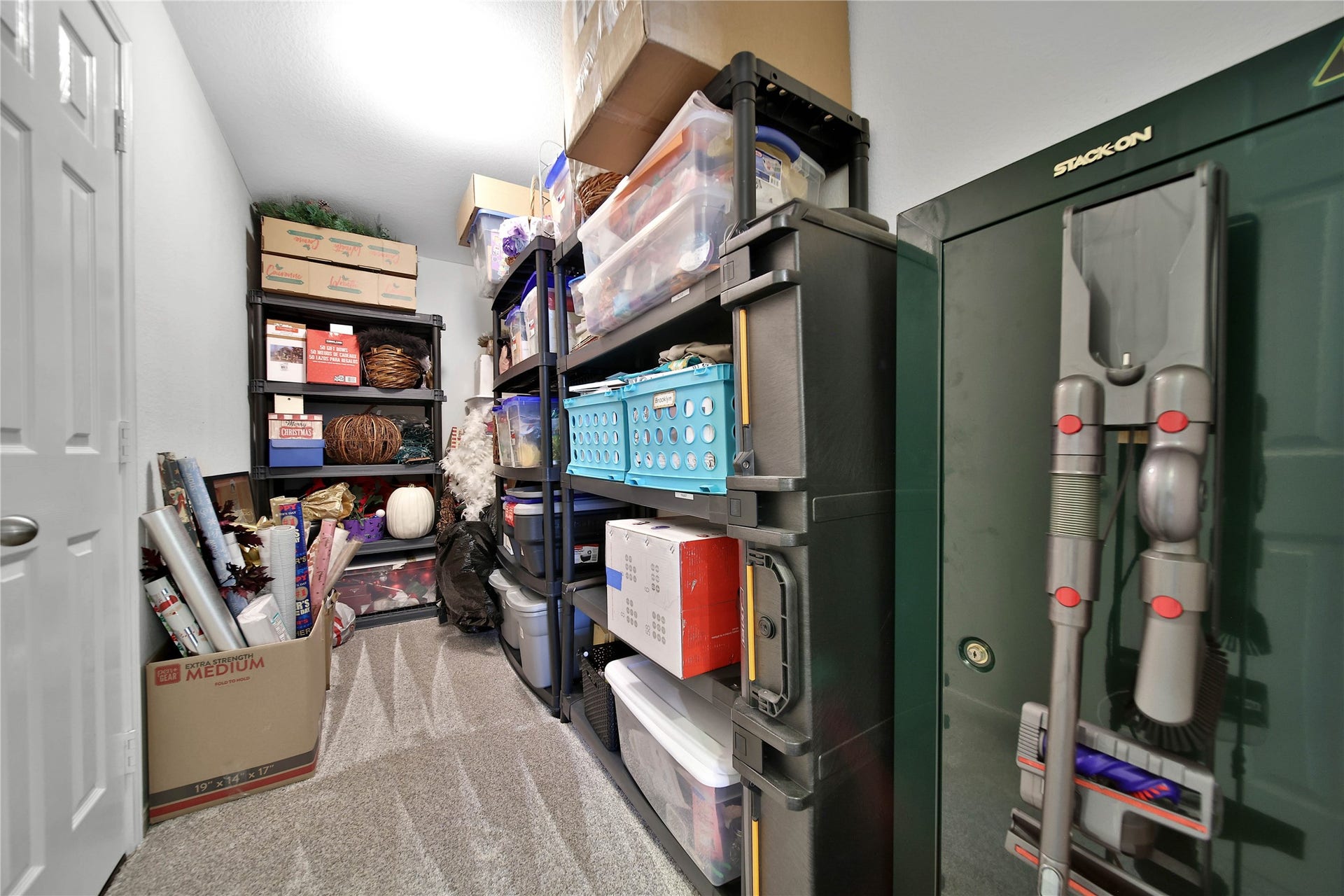 17311 Lassen Forest Lane, Humble, TX 77346 WOW - Incredible Storage! Currently used as a storage room, this FLEX room is actually has PLUMBING AND IS ROUGHED IN for a future 3rd bathroom.