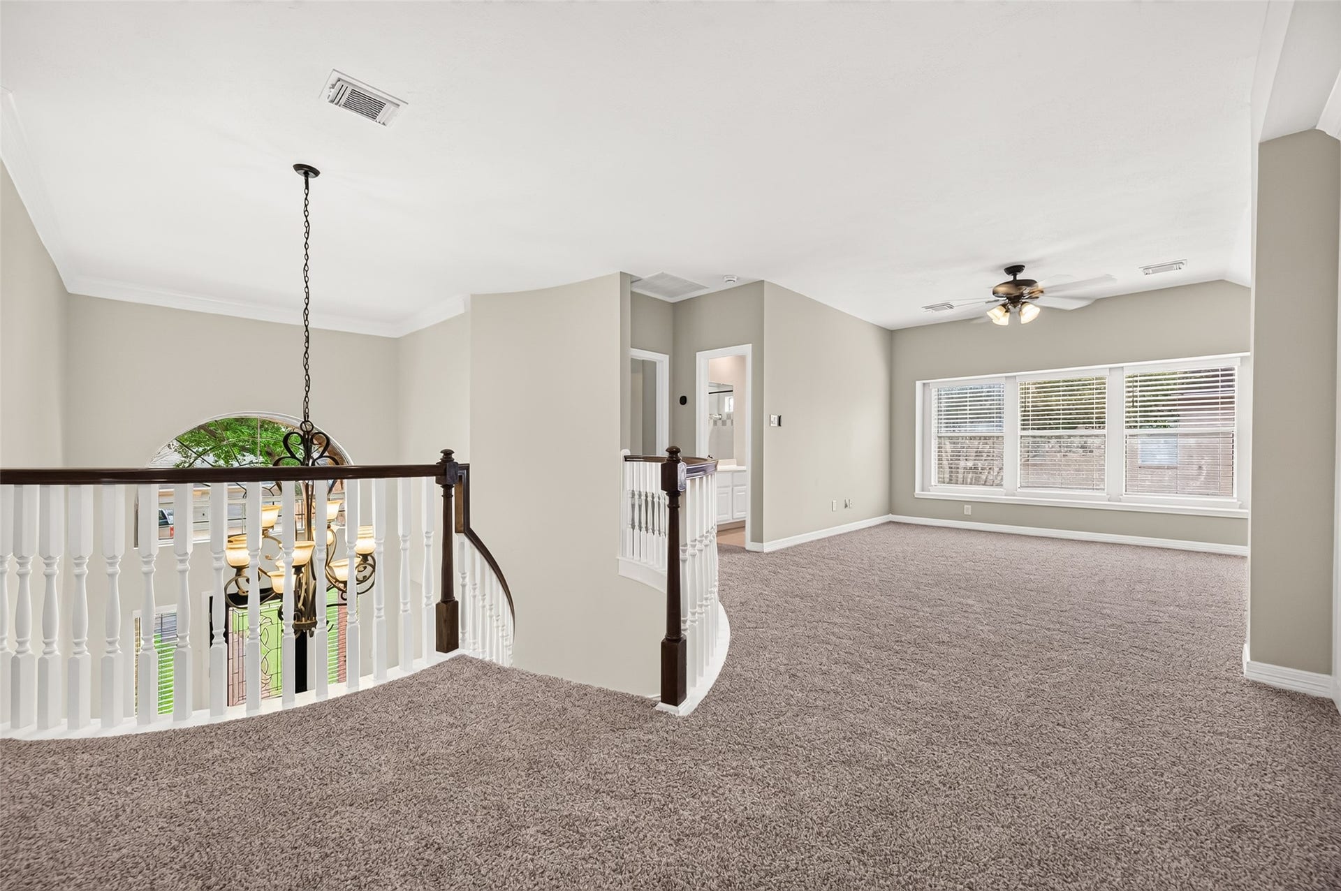 826 Ivory Ridge Lane, Houston, TX 77094 A WELL-DESIGNED 2ND FLOOR! From the open landing, the floorplan flows into the spacious Gameroom with Bedroom #4 & Bath #3 conveniently located nearby. Higher-than-standard ceilings throughout the 2nd floor enhance the open, airy feel. The open railing overlooks the foyer below, while a wall of windows brings natural light into the Gameroom. And tucked just outside the entrance to Bedroom #3 is a laundry chute directly to the Utility Room downstairsa clever convenience you'll quickly appreciate!