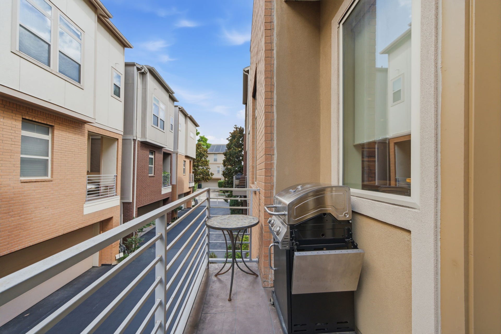 5531 Venice Street, Houston, TX 77007 Step outside onto your private balcony to enjoy morning coffee or unwind after a long day.