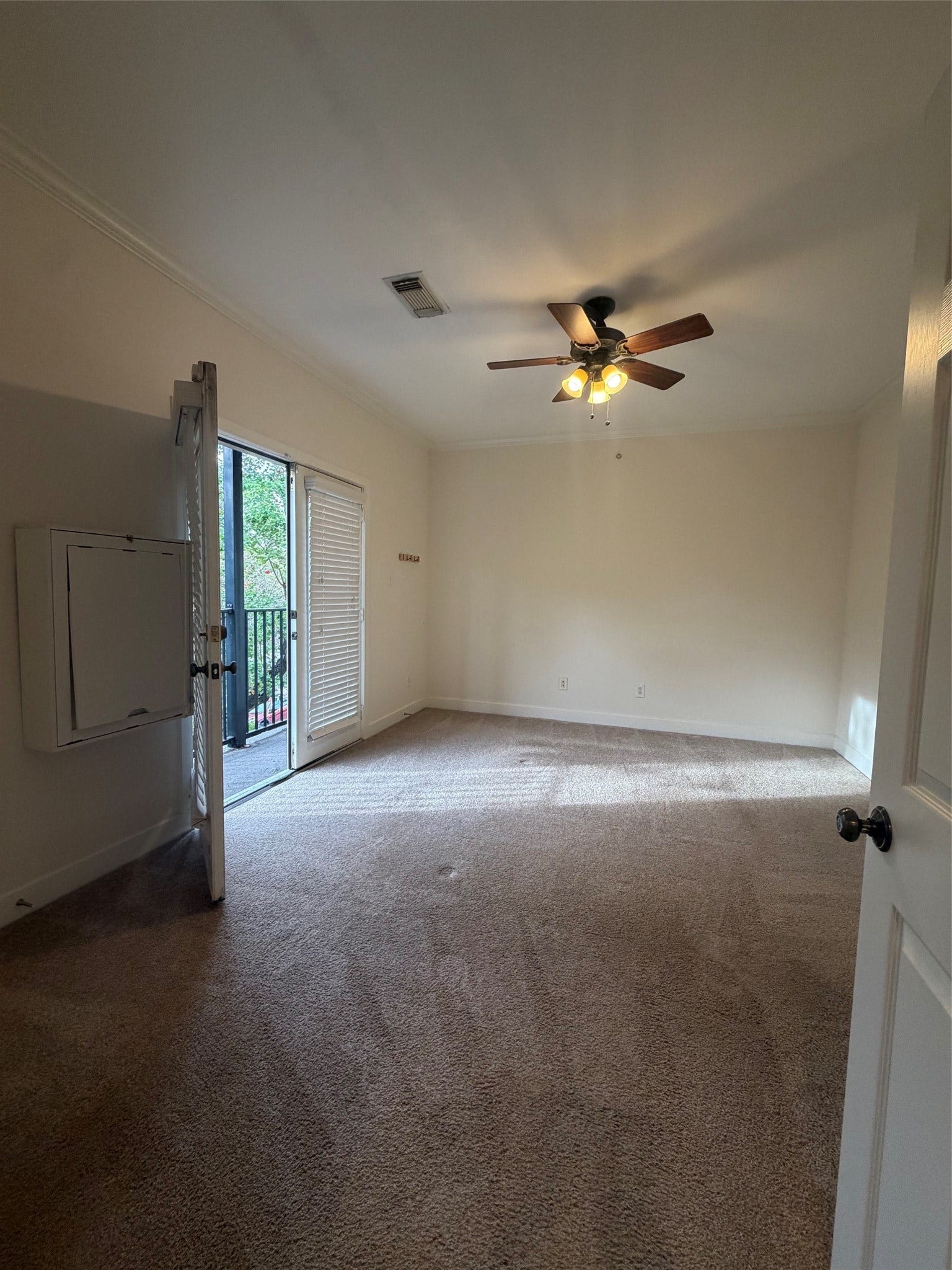 1342 Rutland Street, #206, Houston, TX 77008 Bedroom with Balcony