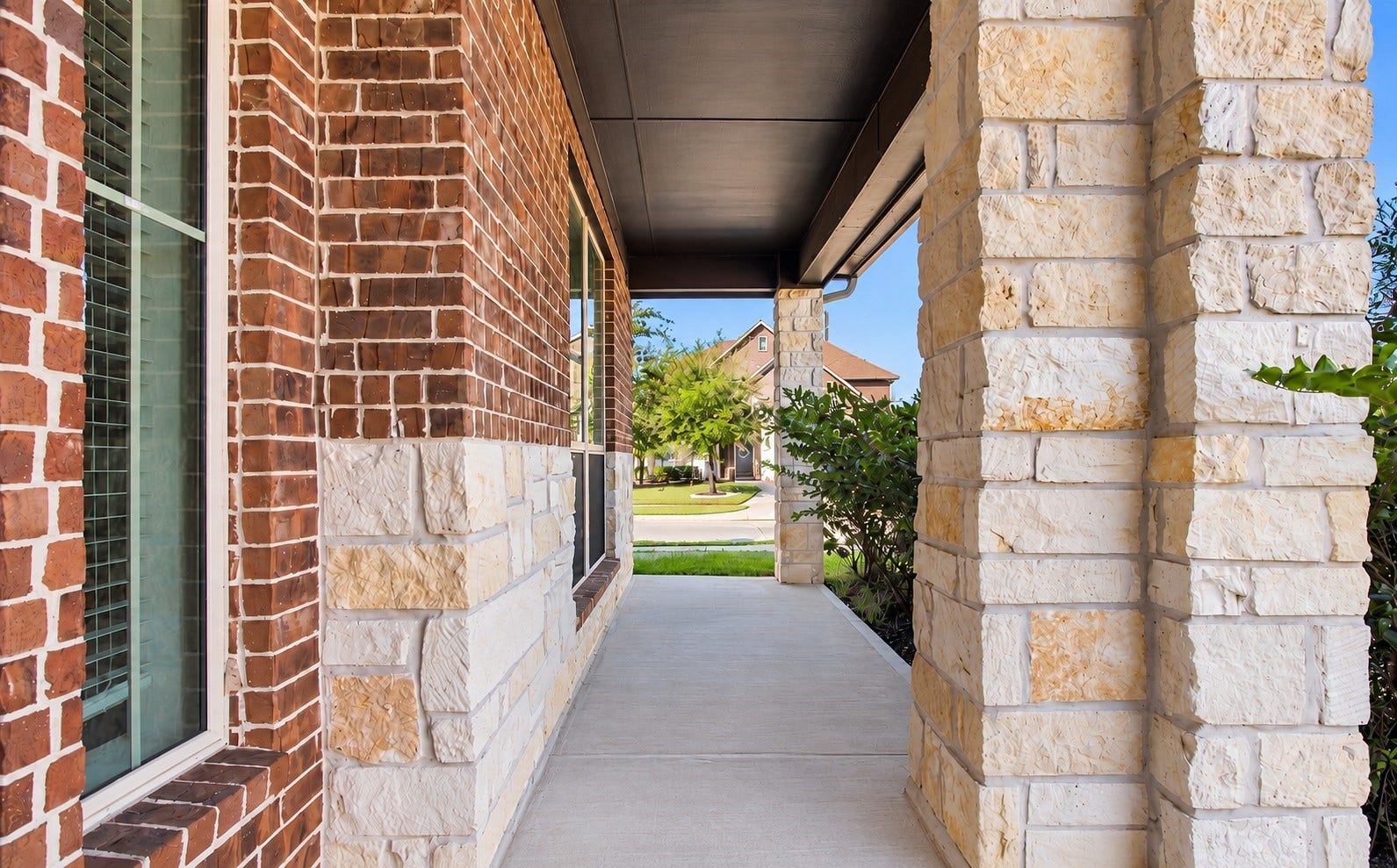 23827 Padauk Tree Trail, Katy, TX 77493 Covered front porch, with plenty of room to sit and unwind.