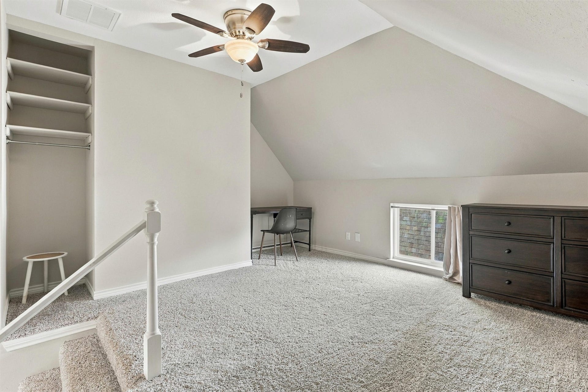 1030 Barkston Drive, Katy, TX 77450 This adorable bonus room off the gameroom offers a versatile space, ideal for an office, an additional bedroom, a craft room, or extra storage.