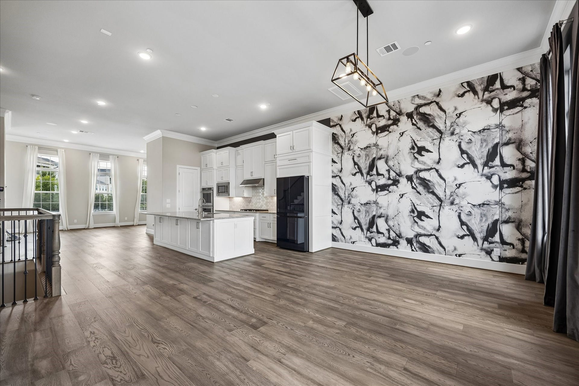 3606 Somerset York Lane, Houston, TX 77055 Elegant dining spaces offer the perfect setting for intimate dinners and holiday celebrations alike.