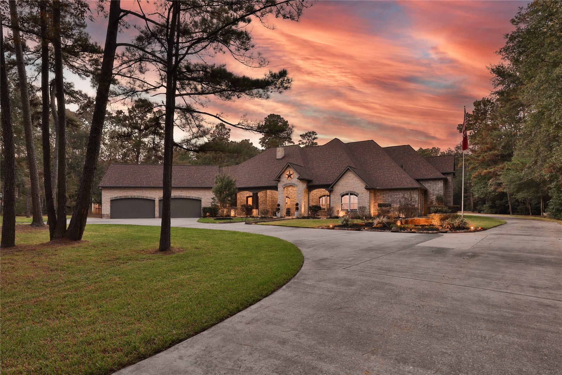 Extended private driveway