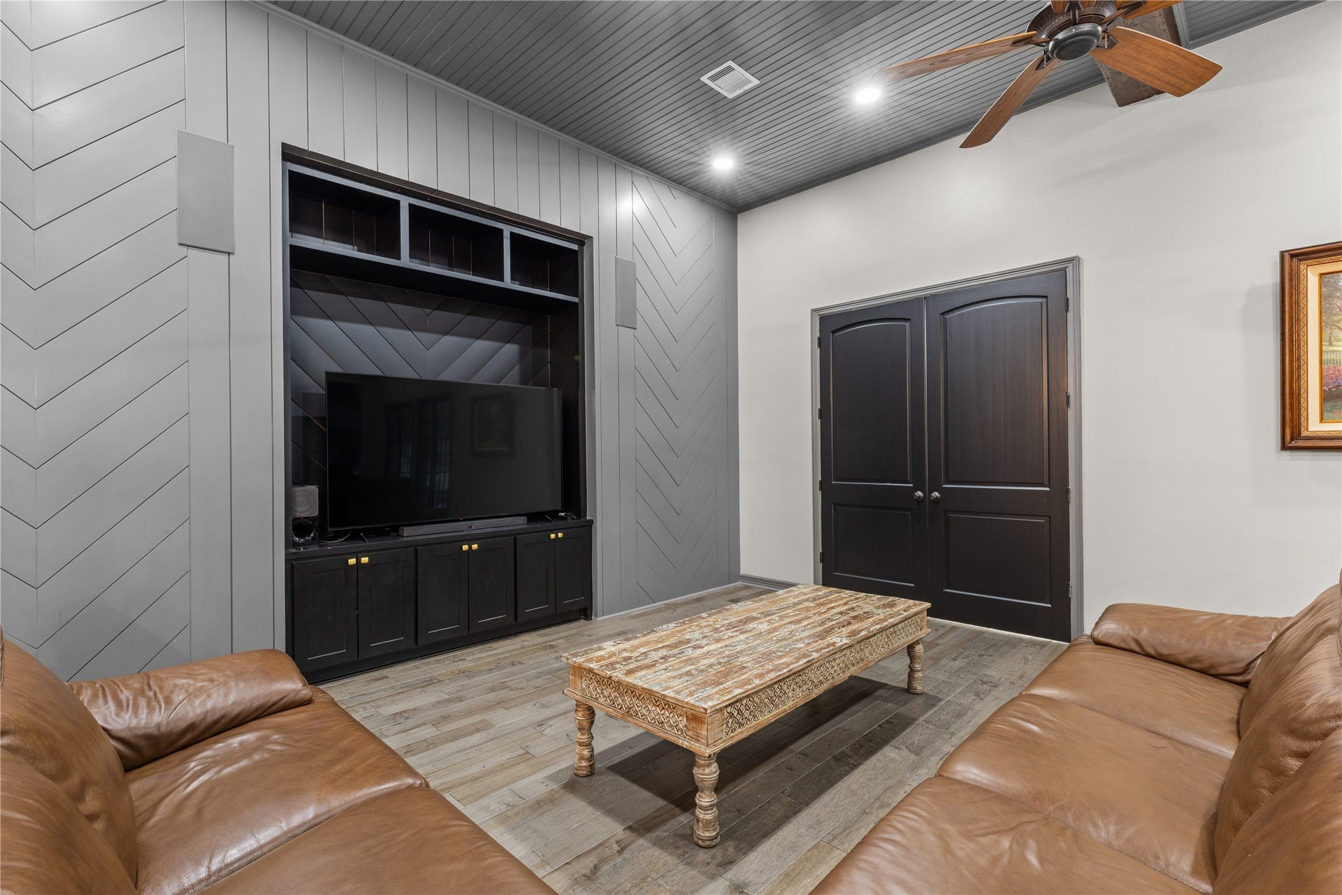 Built in entertainment center