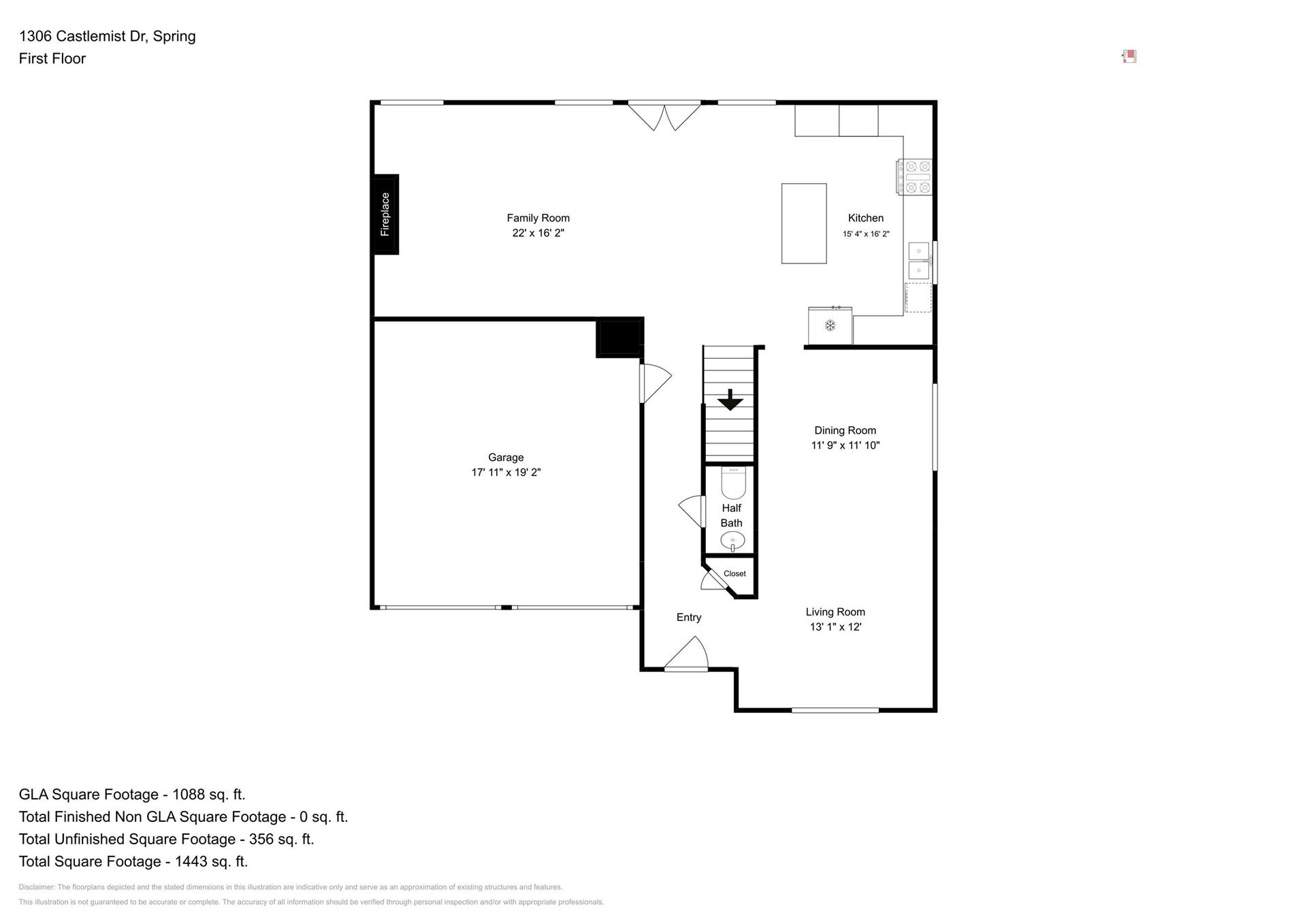 1306 Castlemist Drive, Spring, TX 77386 1306 Castlemist Drive, Spring, TX 77386